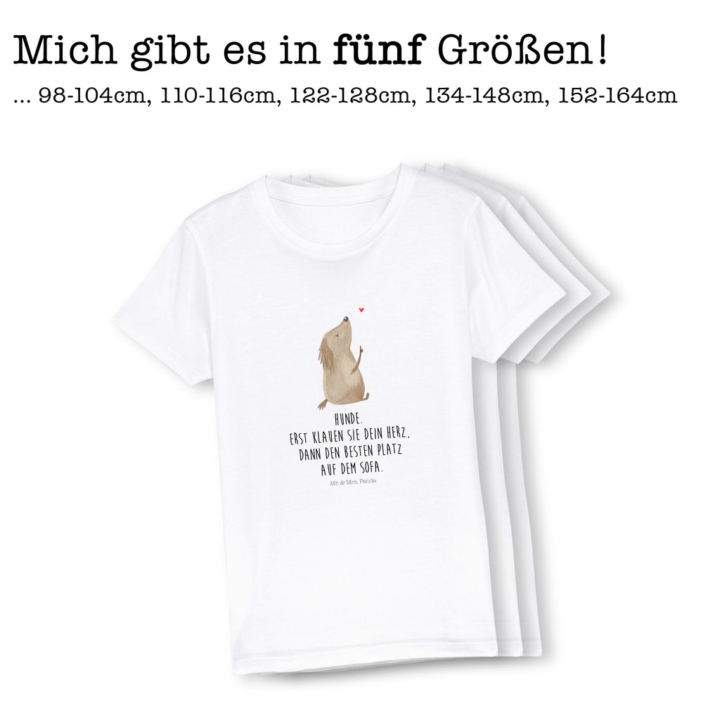 Organic Kinder T-Shirt Hund Liebe Kinder T-Shirt, Kinder T-Shirt Mädchen, Kinder T-Shirt Jungen, Hund, Hundemotiv, Haustier, Hunderasse, Tierliebhaber, Hundebesitzer, Sprüche, Liebe, Hundeglück, Hundeliebe, Hunde, Frauchen