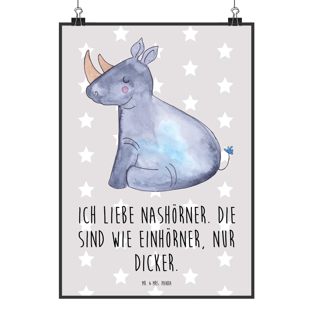 Poster Einhorn Nashorn Poster, Wandposter, Bild, Wanddeko, Küchenposter, Kinderposter, Wanddeko Bild, Raumdekoration, Wanddekoration, Handgemaltes Poster, Mr. & Mrs. Panda Poster, Designposter, Kunstdruck, Posterdruck, Einhorn, Einhörner, Einhorn Deko, Pegasus, Unicorn, Regenbogen, witzig, lustig, Zoo, Glitzer, Einhornpower, Erwachsenwerden, Nashorn, Nashörner