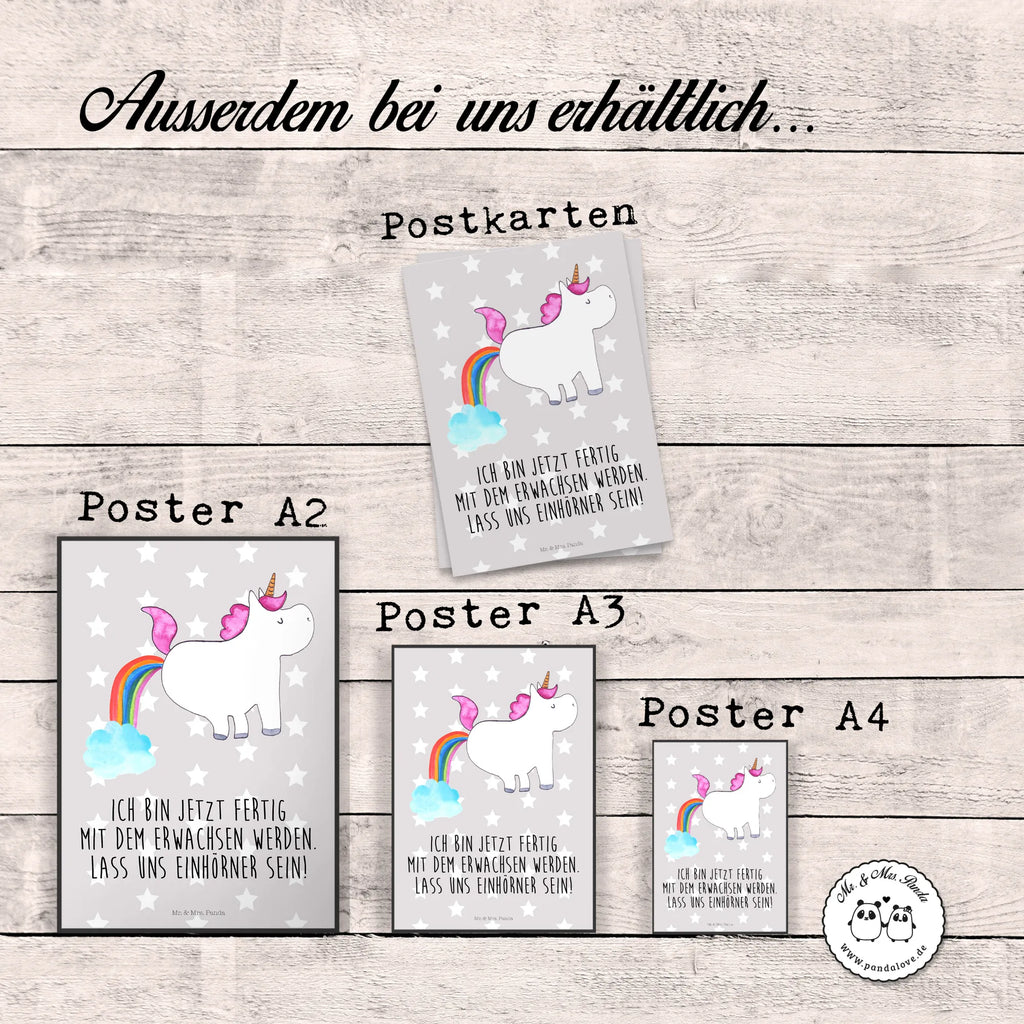 Poster Einhorn Pupsen Poster, Wandposter, Bild, Wanddeko, Küchenposter, Kinderposter, Wanddeko Bild, Raumdekoration, Wanddekoration, Handgemaltes Poster, Mr. & Mrs. Panda Poster, Designposter, Kunstdruck, Posterdruck, Einhorn, Einhörner, Einhorn Deko, Pegasus, Unicorn, Pups, Regenbogen, Glitzer, Einhornpower, Erwachsenwerden, Spaß, lustig, Freundin