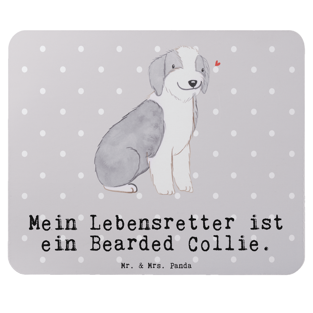 Mauspad Bearded Collie Lebensretter Mousepad, Computer zubehör, Büroausstattung, PC Zubehör, Arbeitszimmer, Mauspad, Einzigartiges Mauspad, Designer Mauspad, Mausunterlage, Mauspad Büro, Hund, Hunderasse, Rassehund, Hundebesitzer, Geschenk, Tierfreund, Schenken, Welpe, Bearded Collie, britischer Hütehund