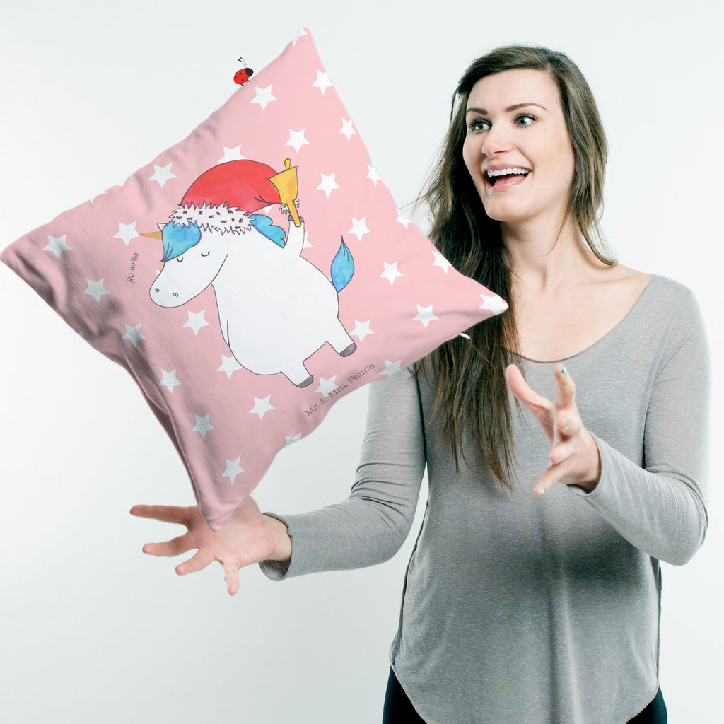 40x40 Kissen Einhorn Weihnachtsmann Kissenhülle, Kopfkissen, Sofakissen, Dekokissen, Motivkissen, sofakissen, sitzkissen, Kissen, Kissenbezüge, Kissenbezug 40x40, Kissen 40x40, Kissenhülle 40x40, Zierkissen, Couchkissen, Dekokissen Sofa, Sofakissen 40x40, Dekokissen 40x40, Kopfkissen 40x40, Kissen 40x40 Waschbar, Einhorn, Einhörner, Einhorn Deko, Pegasus, Unicorn, Gin, Schokolade, Schoki, Weihnachten, Weihnachtsmann, Nikolaus, Wunschzettel, Wunschliste, Feenstaub