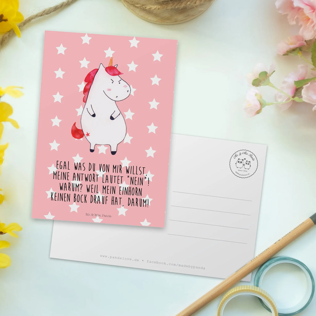 Postkarte Einhorn Wut Postkarte, Karte, Geschenkkarte, Grußkarte, Einladung, Ansichtskarte, Geburtstagskarte, Einladungskarte, Dankeskarte, Ansichtskarten, Einladung Geburtstag, Einladungskarten Geburtstag, Einhorn, Einhörner, Einhorn Deko, Pegasus, Unicorn, Realität, Ansage, lustlos, nein, Büro, Arbeit, wütend, dumme Fragen, lustig, Spaß, Geschenk