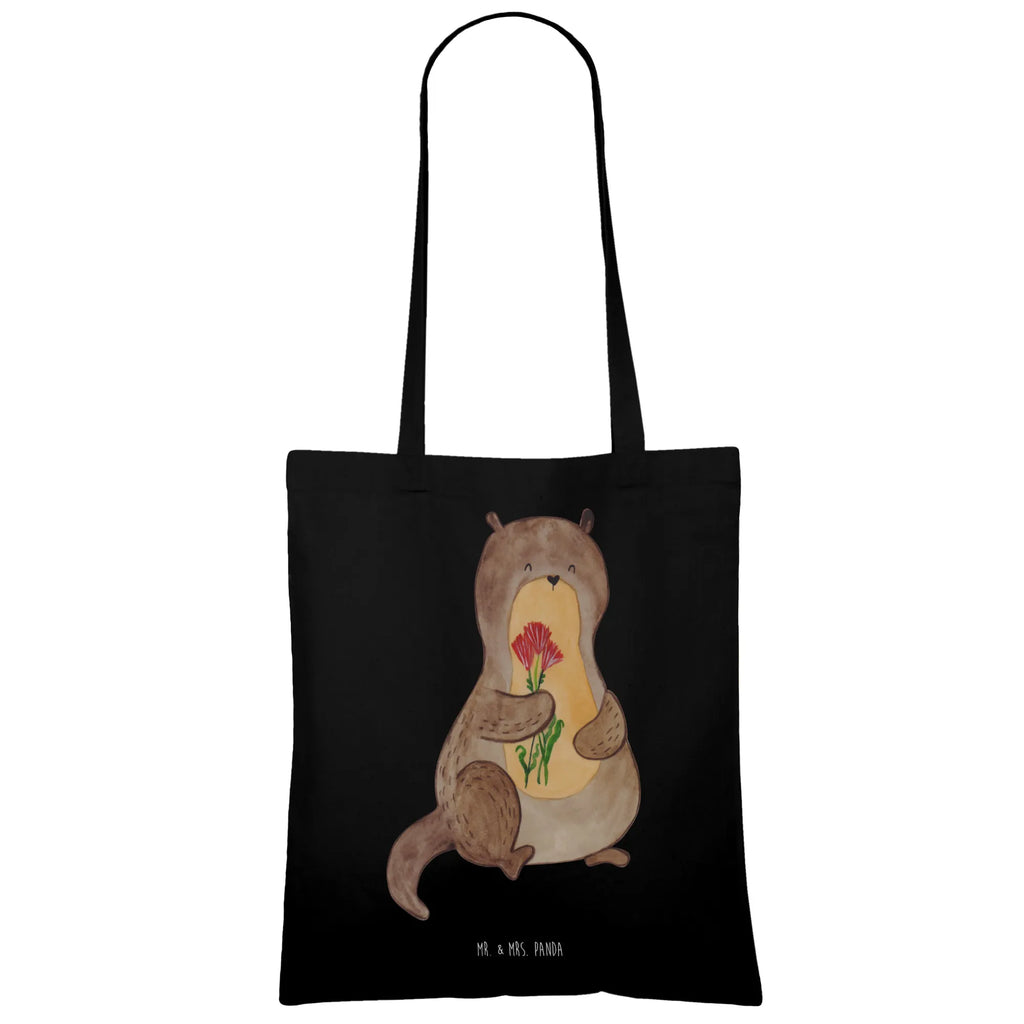 Tragetasche Otter Blumenstrauß Beuteltasche, Beutel, Einkaufstasche, Jutebeutel, Stoffbeutel, Tasche, Shopper, Umhängetasche, Strandtasche, Schultertasche, Stofftasche, Tragetasche, Badetasche, Jutetasche, Einkaufstüte, Laptoptasche, Otter, Fischotter, Seeotter, Otter Seeotter See Otter