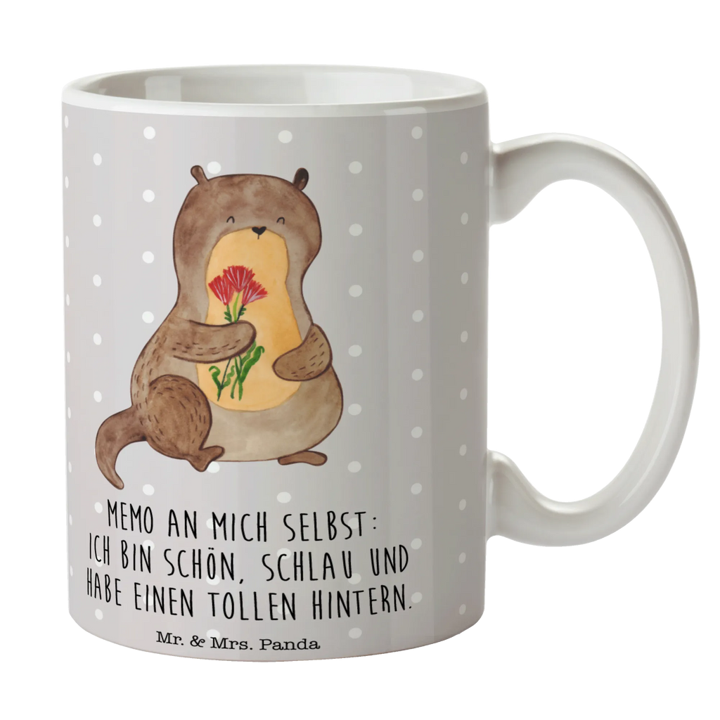 Tasse Otter Blumenstrauß Tasse, Kaffeetasse, Teetasse, Becher, Kaffeebecher, Teebecher, Keramiktasse, Porzellantasse, Büro Tasse, Geschenk Tasse, Tasse Sprüche, Tasse Motive, Kaffeetassen, Tasse bedrucken, Designer Tasse, Cappuccino Tassen, Schöne Teetassen, Otter, Fischotter, Seeotter, Otter Seeotter See Otter