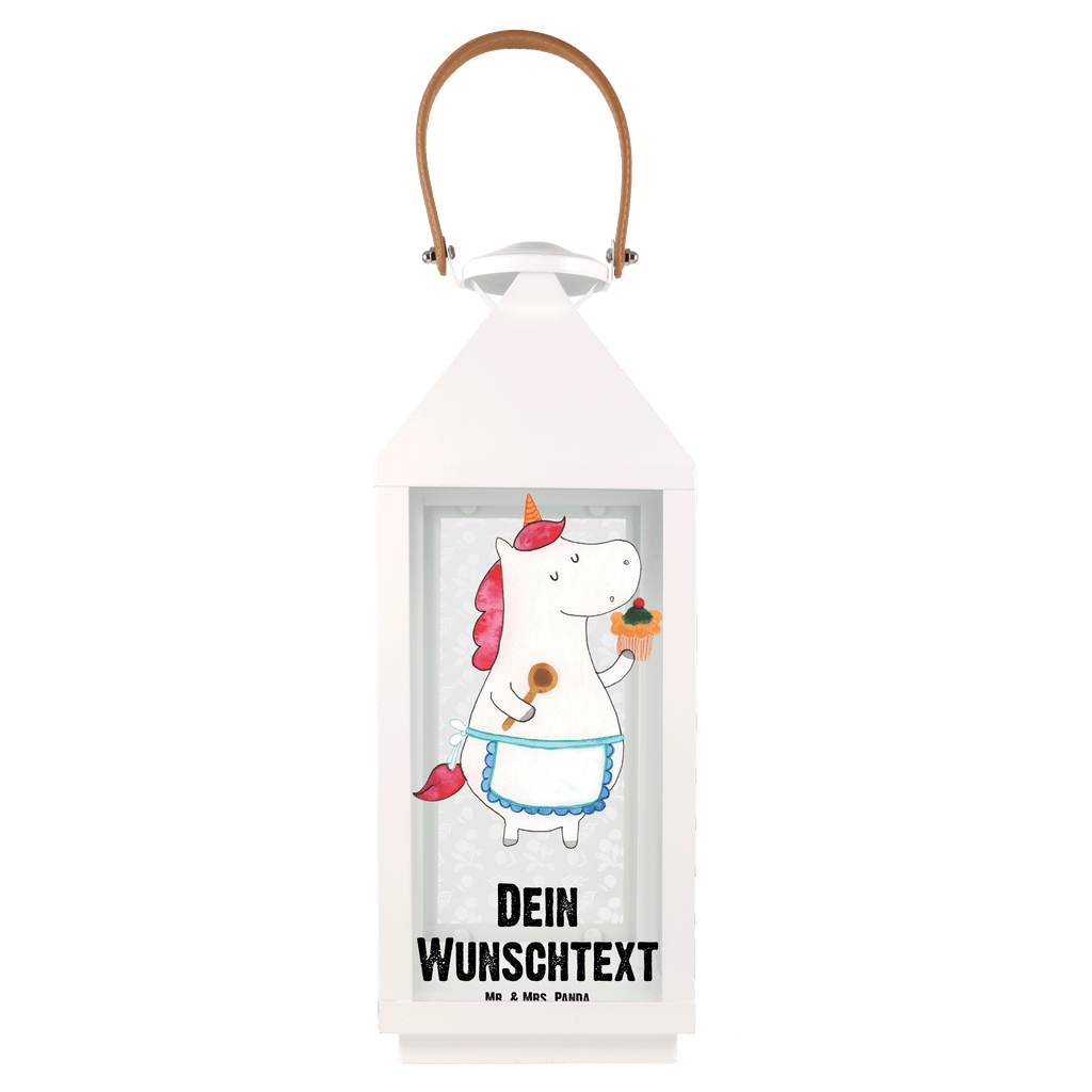 Personalisierte Deko Laterne Einhorn Küchenfee Gartenlampe, Gartenleuchte, Gartendekoration, Gartenlicht, Laterne kleine Laternen, XXL Laternen, Laterne groß, Einhorn, Einhörner, Einhorn Deko, Pegasus, Unicorn, backen, Muffin, Motivation, Träumer, träumen, Bäckerin, Hobbykoch, Koch, Torte, Kuchen