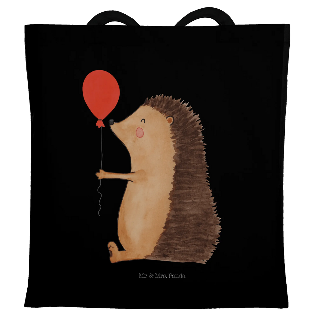 Tragetasche Igel Luftballon Beuteltasche, Beutel, Einkaufstasche, Jutebeutel, Stoffbeutel, Tasche, Shopper, Umhängetasche, Strandtasche, Schultertasche, Stofftasche, Tragetasche, Badetasche, Jutetasche, Einkaufstüte, Laptoptasche, Tiermotive, Gute Laune, lustige Sprüche, Tiere, Igel, Geburtstag, Herzlichen Glückwunsch, Glückwunsch, Geburtstagskind, Ballon, Happy Birthday