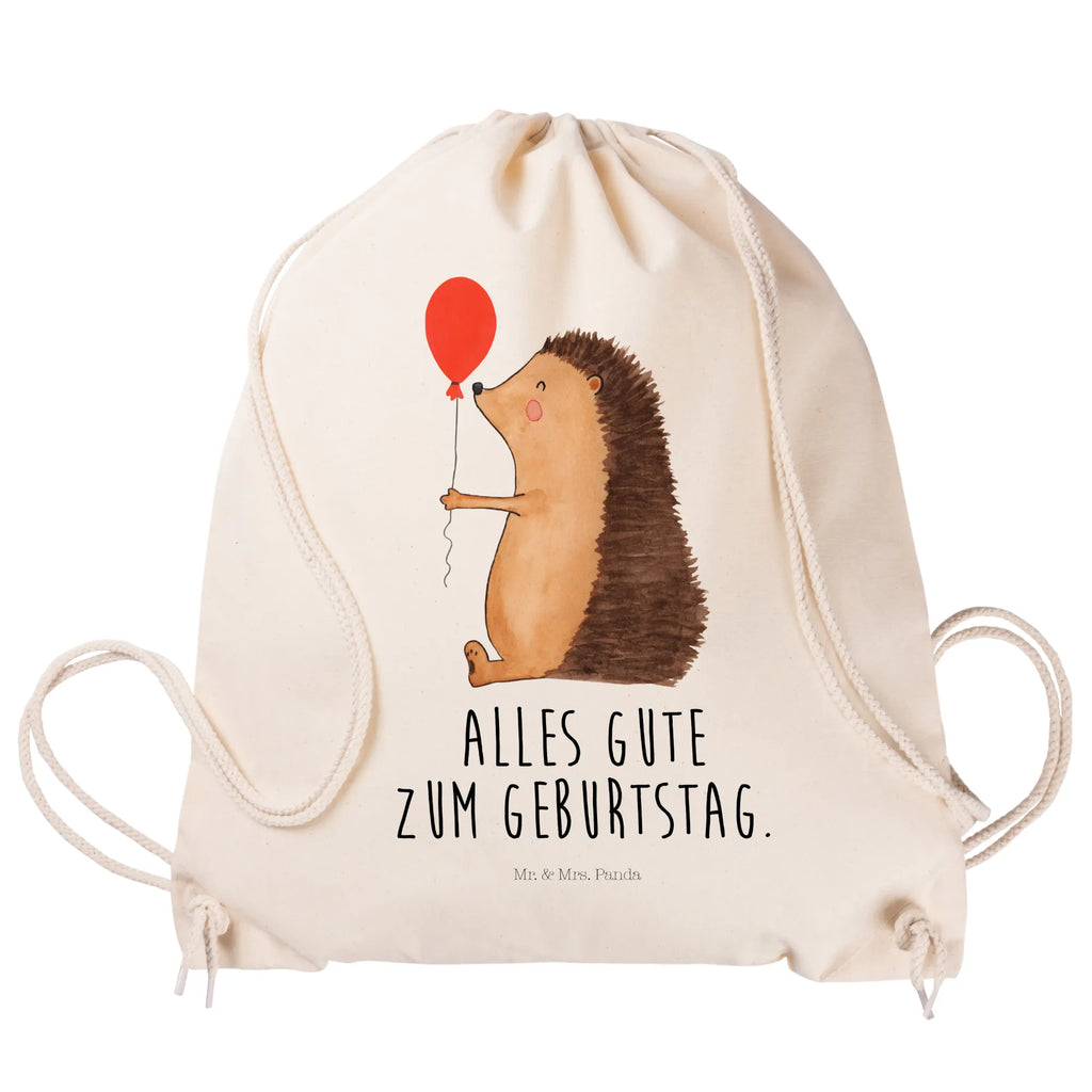 Sportbeutel Igel mit Luftballon Sportbeutel, Turnbeutel, Beutel, Sporttasche, Tasche, Stoffbeutel, Sportbeutel Kinder, Gymsack, Beutel Rucksack, Kleine Sporttasche, Sportzubehör, Turnbeutel Baumwolle, Tiermotive, Gute Laune, lustige Sprüche, Tiere, Igel, Geburtstag, Herzlichen Glückwunsch, Glückwunsch, Geburtstagskind, Ballon, Happy Birthday