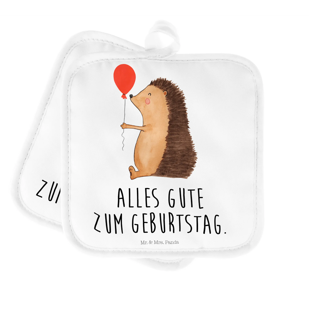 2er Set Topflappen  Igel Luftballon Topflappen, Topfuntersetzer, Ofenhandschuh, Topflappen Set, Topflappen lustig, Topflappen mit Spruch, Ofenhandschuhe, Topfhandschuhe, Topfhandschuh, Topflappenset, Topflappen 2er Set, Schöne Topflappen, Tiermotive, Gute Laune, lustige Sprüche, Tiere, Igel, Geburtstag, Herzlichen Glückwunsch, Glückwunsch, Geburtstagskind, Ballon, Happy Birthday