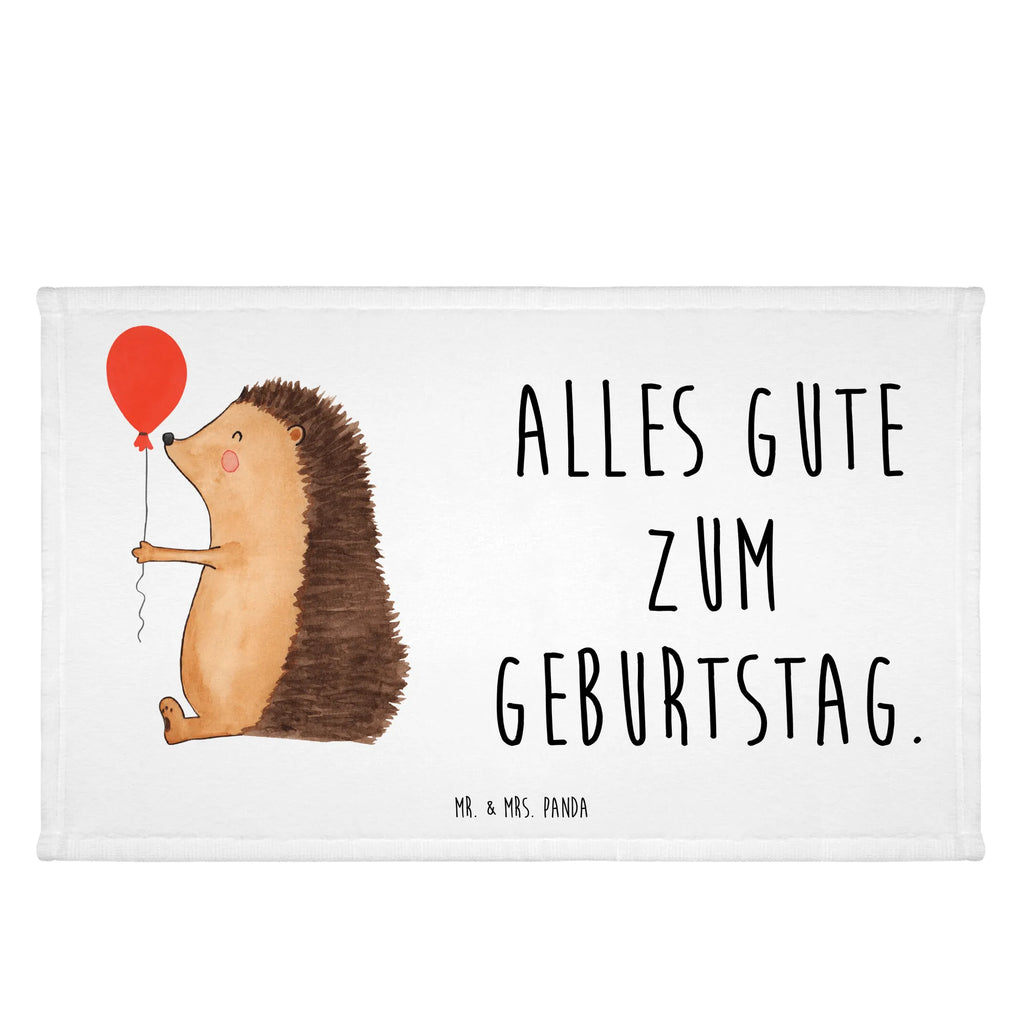 Handtuch Igel Luftballon Handtuch, Badehandtuch, Badezimmer, Handtücher, groß, Kinder, Baby, Tiermotive, Gute Laune, lustige Sprüche, Tiere, Igel, Geburtstag, Herzlichen Glückwunsch, Glückwunsch, Geburtstagskind, Ballon, Happy Birthday