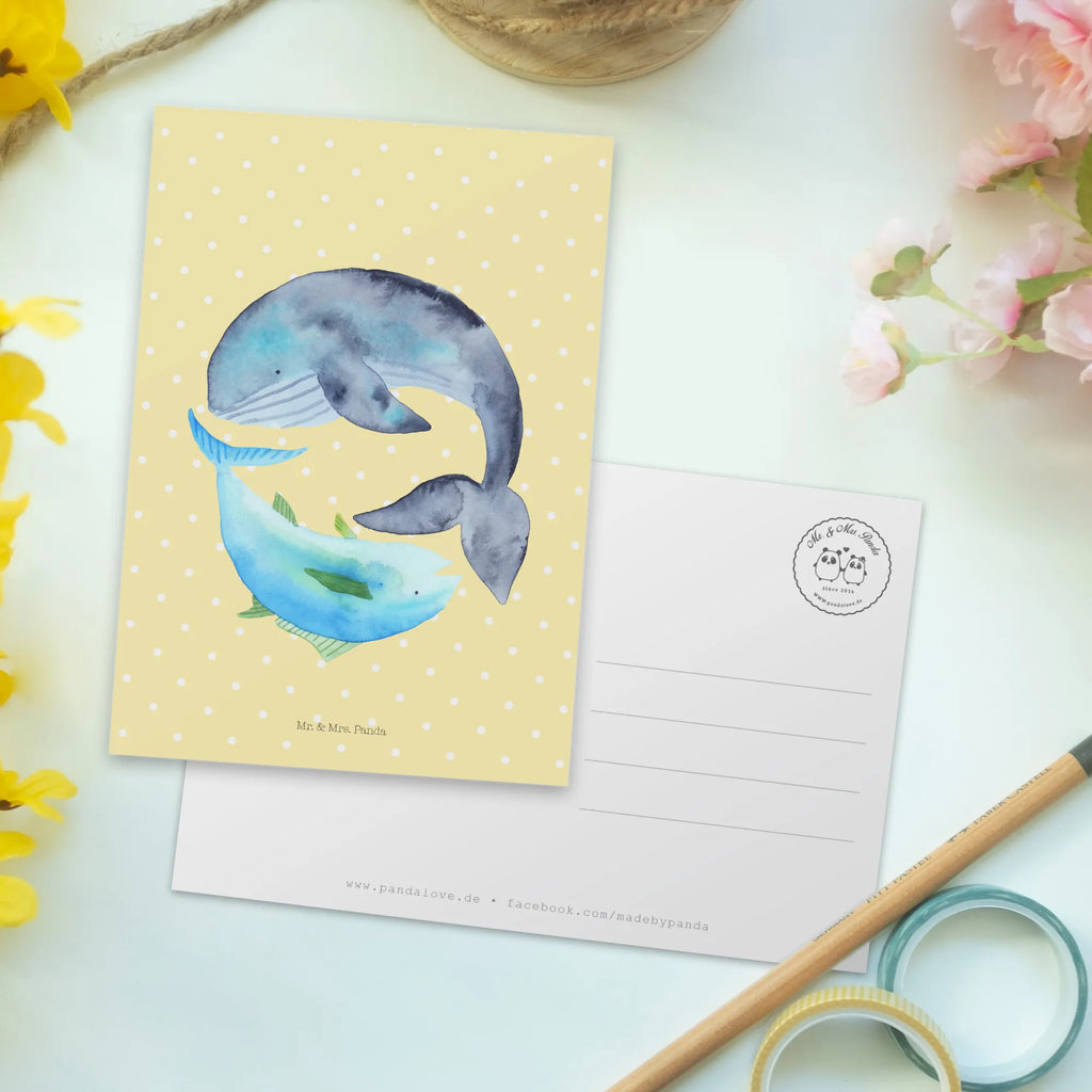 Postkarte Walfisch Thunfisch Postkarte, Karte, Geschenkkarte, Grußkarte, Einladung, Ansichtskarte, Geburtstagskarte, Einladungskarte, Dankeskarte, Ansichtskarten, Einladung Geburtstag, Einladungskarten Geburtstag, Tiermotive, Gute Laune, lustige Sprüche, Tiere, Wal, Wahl, Tunfisch, Wortwitz lustig, Spruch lustig, Flachwitz, Witz, Spruch des Tages, Flachwitz Geschenk