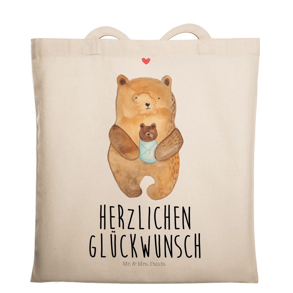 Tragetasche Bär Baby Beuteltasche, Beutel, Einkaufstasche, Jutebeutel, Stoffbeutel, Tasche, Shopper, Umhängetasche, Strandtasche, Schultertasche, Stofftasche, Tragetasche, Badetasche, Jutetasche, Einkaufstüte, Laptoptasche, Bär, Teddy, Teddybär, Eltern, Mutter, Baby, Taufe, Geburt, Nichte, Neffe, Enkel, Enkelin, Täufling, Geburtstag, Glückwunsch