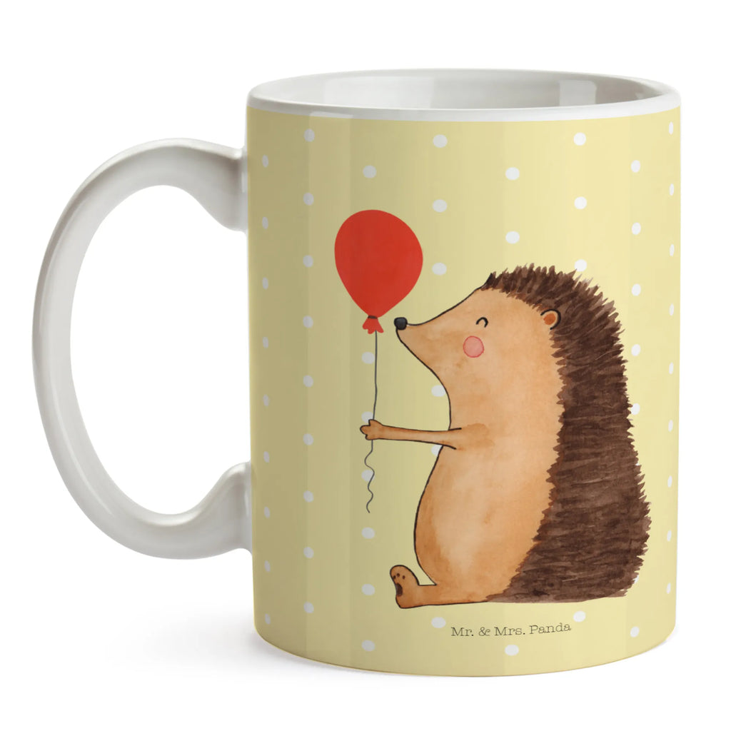 Tasse Igel Luftballon Tasse, Kaffeetasse, Teetasse, Becher, Kaffeebecher, Teebecher, Keramiktasse, Porzellantasse, Büro Tasse, Geschenk Tasse, Tasse Sprüche, Tasse Motive, Kaffeetassen, Tasse bedrucken, Designer Tasse, Cappuccino Tassen, Schöne Teetassen, Tiermotive, Gute Laune, lustige Sprüche, Tiere, Igel, Geburtstag, Herzlichen Glückwunsch, Glückwunsch, Geburtstagskind, Ballon, Happy Birthday