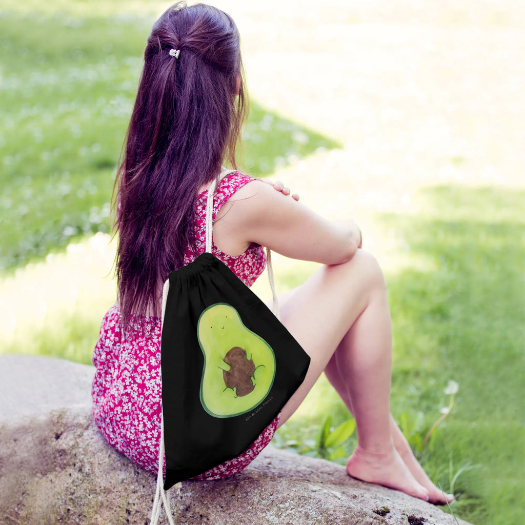 Sportbeutel Avocado mit Kern Sportbeutel, Turnbeutel, Beutel, Sporttasche, Tasche, Stoffbeutel, Sportbeutel Kinder, Gymsack, Beutel Rucksack, Kleine Sporttasche, Sportzubehör, Turnbeutel Baumwolle, Avocado, Veggie, Vegan, Gesund, Avokado, Avocadokern, Kern, Pflanze, Spruch Leben