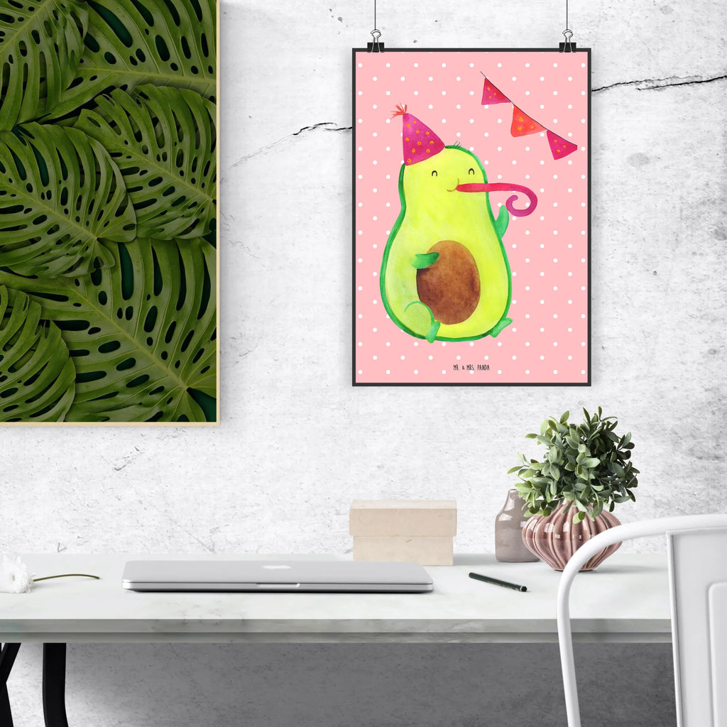 Poster Avocado Party Poster, Wandposter, Bild, Wanddeko, Küchenposter, Kinderposter, Wanddeko Bild, Raumdekoration, Wanddekoration, Handgemaltes Poster, Mr. & Mrs. Panda Poster, Designposter, Kunstdruck, Posterdruck, Avocado, Veggie, Vegan, Gesund, Avocados, Party, Geburtstag, Geburtstagsfeier, Happy Birthday, Feier, Feierei, Lieblingstag, Prüfung, Abifeier, Abi, Bestanden, Jahrestag, Jubiläum, Firmenfeier, Klassenfeier, Schulabschluss, Abschluss