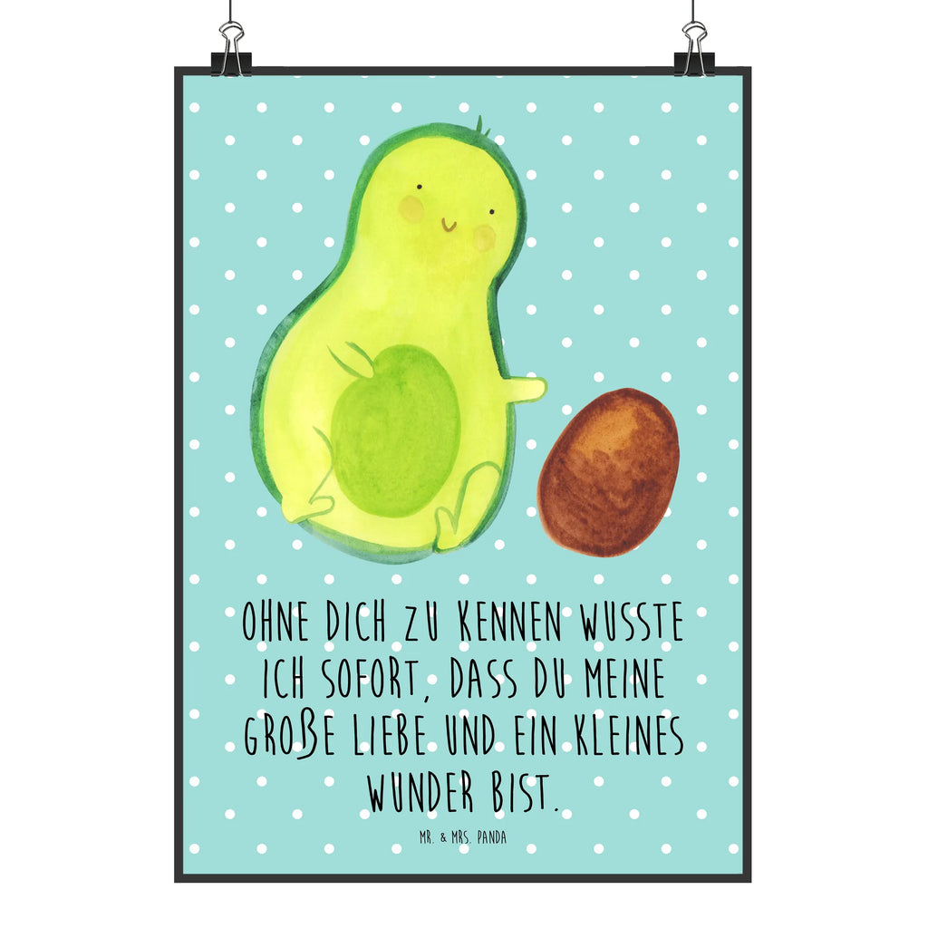 Poster Avocado Kern rollt Poster, Wandposter, Bild, Wanddeko, Küchenposter, Kinderposter, Wanddeko Bild, Raumdekoration, Wanddekoration, Handgemaltes Poster, Mr. & Mrs. Panda Poster, Designposter, Kunstdruck, Posterdruck, Avocado, Veggie, Vegan, Gesund, Avocados, Schwanger, Geburt, Geburtstag, Säugling, Kind, erstes Kind, zur Geburt, Schwangerschaft, Babyparty, Baby, große Liebe, Liebe, Love