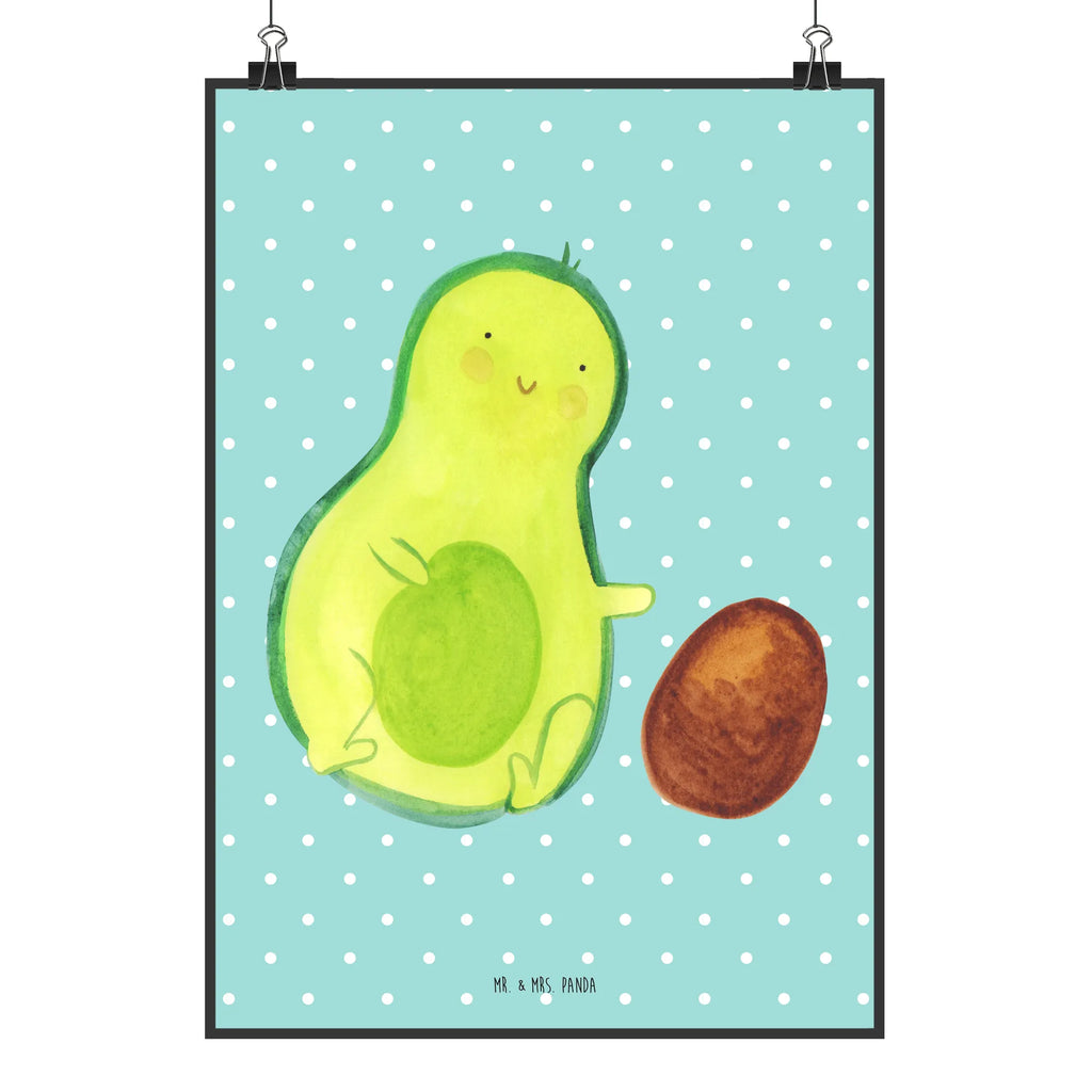 Poster Avocado Kern rollt Poster, Wandposter, Bild, Wanddeko, Küchenposter, Kinderposter, Wanddeko Bild, Raumdekoration, Wanddekoration, Handgemaltes Poster, Mr. & Mrs. Panda Poster, Designposter, Kunstdruck, Posterdruck, Avocado, Veggie, Vegan, Gesund, Avocados, Schwanger, Geburt, Geburtstag, Säugling, Kind, erstes Kind, zur Geburt, Schwangerschaft, Babyparty, Baby, große Liebe, Liebe, Love