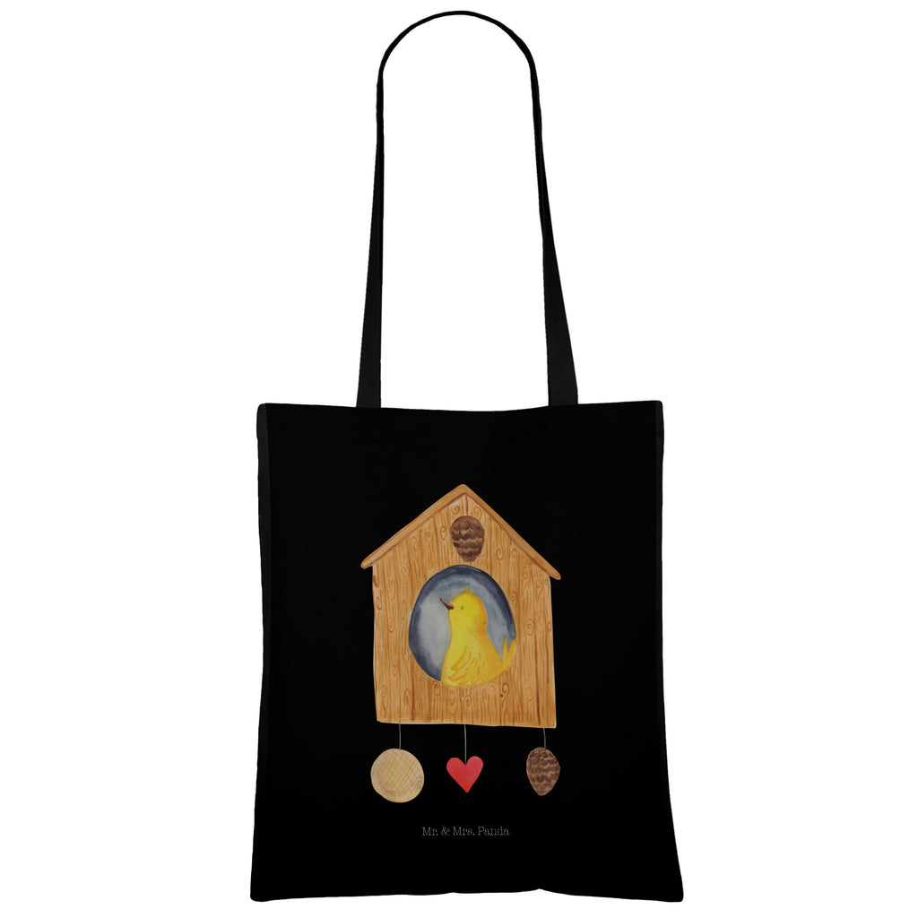 Tragetasche Vogel Haus Beuteltasche, Beutel, Einkaufstasche, Jutebeutel, Stoffbeutel, Tasche, Shopper, Umhängetasche, Strandtasche, Schultertasche, Stofftasche, Tragetasche, Badetasche, Jutetasche, Einkaufstüte, Laptoptasche, Tiermotive, Gute Laune, lustige Sprüche, Tiere, Vogel, Vögel, Vogelhaus, Vogelhäuschen, Home sweet home, Zuhause, Nest, Eigenheim, Familie, Wohnung, Haus, unser Haus, Lieblingsort, Castle