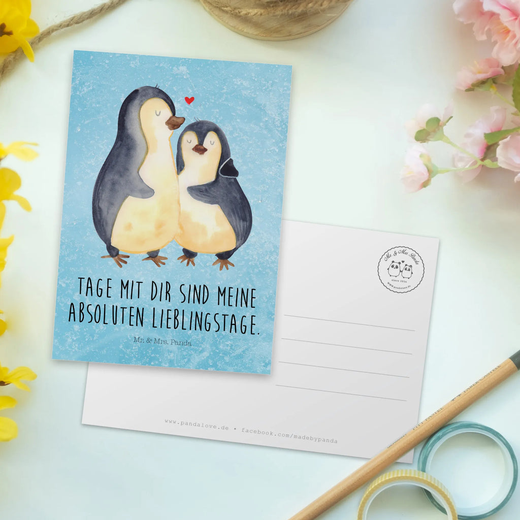 Postkarte Pinguin umarmen Postkarte, Karte, Geschenkkarte, Grußkarte, Einladung, Ansichtskarte, Geburtstagskarte, Einladungskarte, Dankeskarte, Ansichtskarten, Einladung Geburtstag, Einladungskarten Geburtstag, Pinguin, Liebe, Liebespaar, Liebesbeweis, Liebesgeschenk, Verlobung, Jahrestag, Hochzeitstag, Hochzeit, Hochzeitsgeschenk