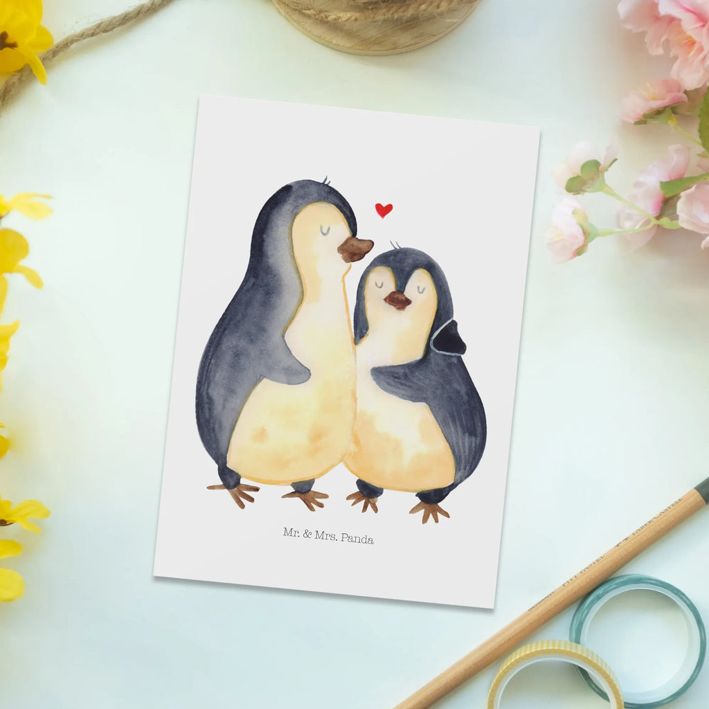 Postkarte Pinguin umarmen Postkarte, Karte, Geschenkkarte, Grußkarte, Einladung, Ansichtskarte, Geburtstagskarte, Einladungskarte, Dankeskarte, Ansichtskarten, Einladung Geburtstag, Einladungskarten Geburtstag, Pinguin, Liebe, Liebespaar, Liebesbeweis, Liebesgeschenk, Verlobung, Jahrestag, Hochzeitstag, Hochzeit, Hochzeitsgeschenk