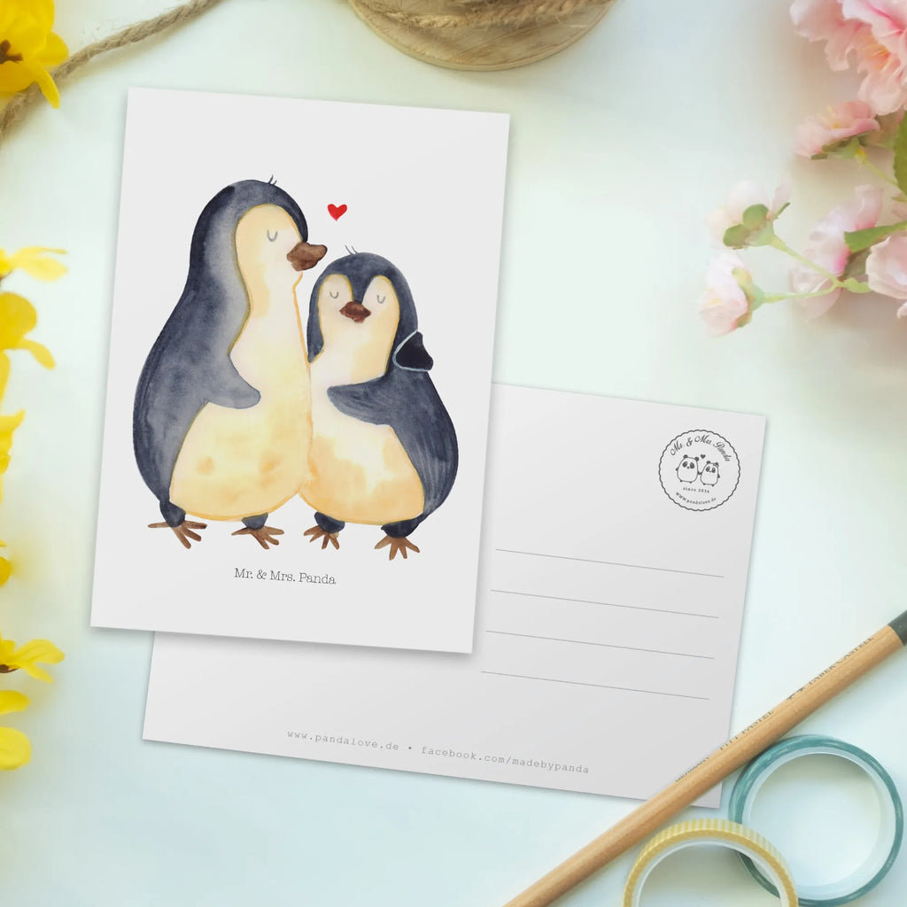 Postkarte Pinguin umarmen Postkarte, Karte, Geschenkkarte, Grußkarte, Einladung, Ansichtskarte, Geburtstagskarte, Einladungskarte, Dankeskarte, Ansichtskarten, Einladung Geburtstag, Einladungskarten Geburtstag, Pinguin, Liebe, Liebespaar, Liebesbeweis, Liebesgeschenk, Verlobung, Jahrestag, Hochzeitstag, Hochzeit, Hochzeitsgeschenk