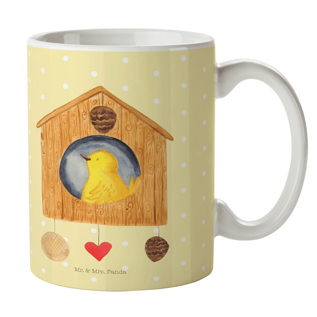 Tasse Vogelhaus Home Tasse, Kaffeetasse, Teetasse, Becher, Kaffeebecher, Teebecher, Keramiktasse, Porzellantasse, Büro Tasse, Geschenk Tasse, Tasse Sprüche, Tasse Motive, Kaffeetassen, Tasse bedrucken, Designer Tasse, Cappuccino Tassen, Schöne Teetassen, Tiermotive, Gute Laune, lustige Sprüche, Tiere, Vogelhaus, Vogel, Home sweet Home, Einzug, Umzug, Geschenk, Einzugsgeschenk, Hausbau, Haus