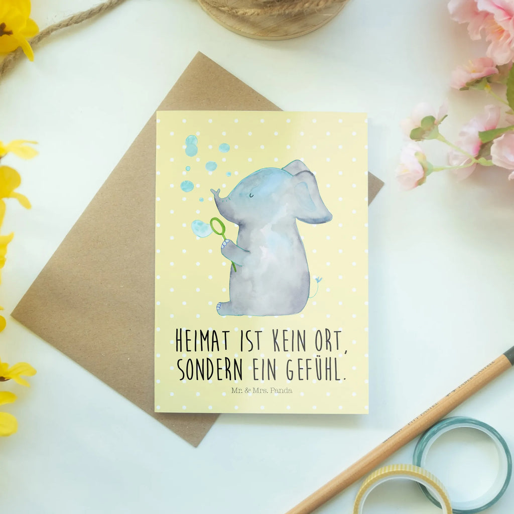 Grußkarte Elefant Seifenblasen Grußkarte, Klappkarte, Einladungskarte, Glückwunschkarte, Hochzeitskarte, Geburtstagskarte, Karte, Ansichtskarten, Tiermotive, Gute Laune, lustige Sprüche, Tiere, Elefant, Elefanten, Dickhäuter, Rüsseltier, Seifenblasen, Liebe, Heimat, Gefühl. Daheim, Liebesbeweis, Liebesspruch