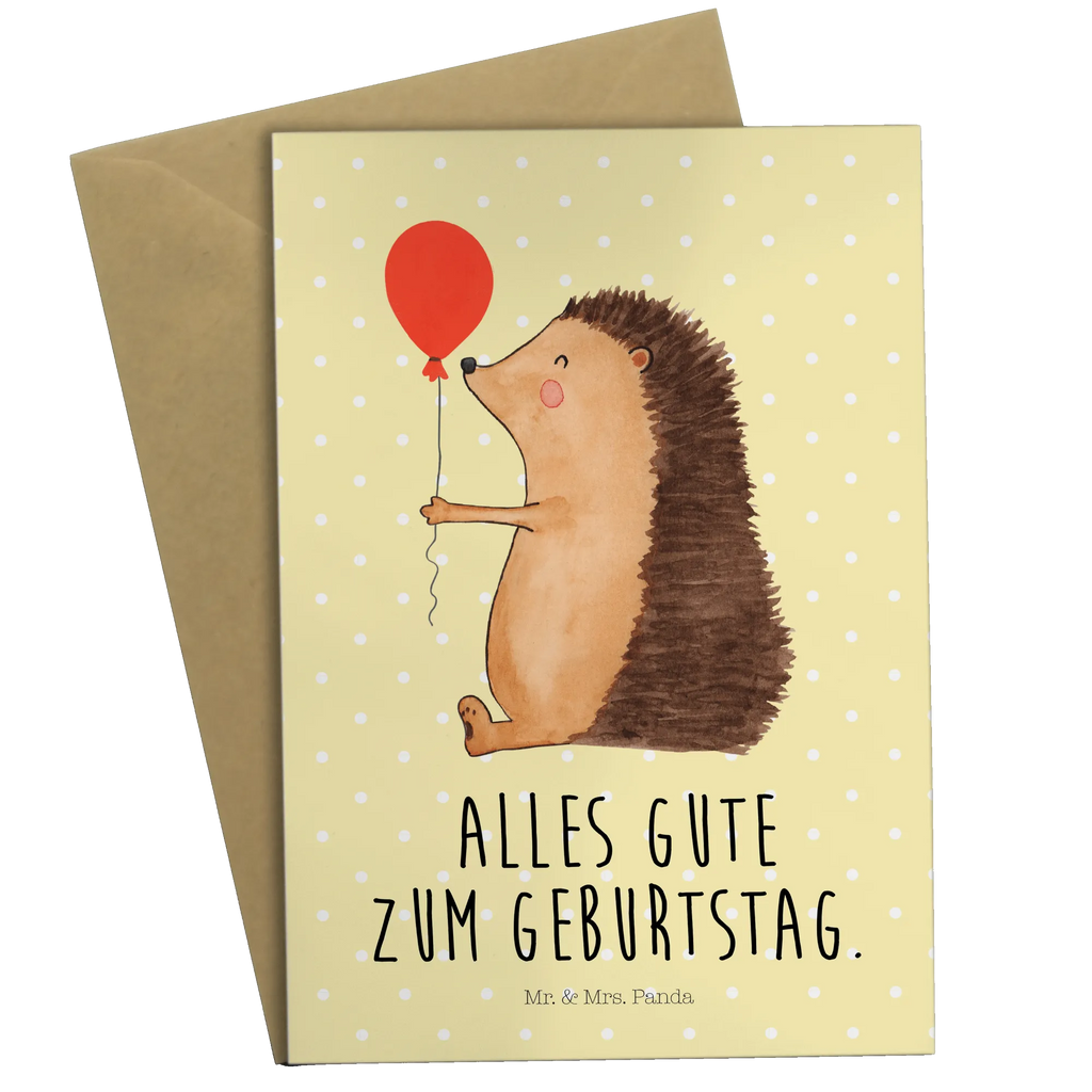 Grußkarte Igel Luftballon Grußkarte, Klappkarte, Einladungskarte, Glückwunschkarte, Hochzeitskarte, Geburtstagskarte, Karte, Ansichtskarten, Tiermotive, Gute Laune, lustige Sprüche, Tiere, Igel, Geburtstag, Herzlichen Glückwunsch, Glückwunsch, Geburtstagskind, Ballon, Happy Birthday