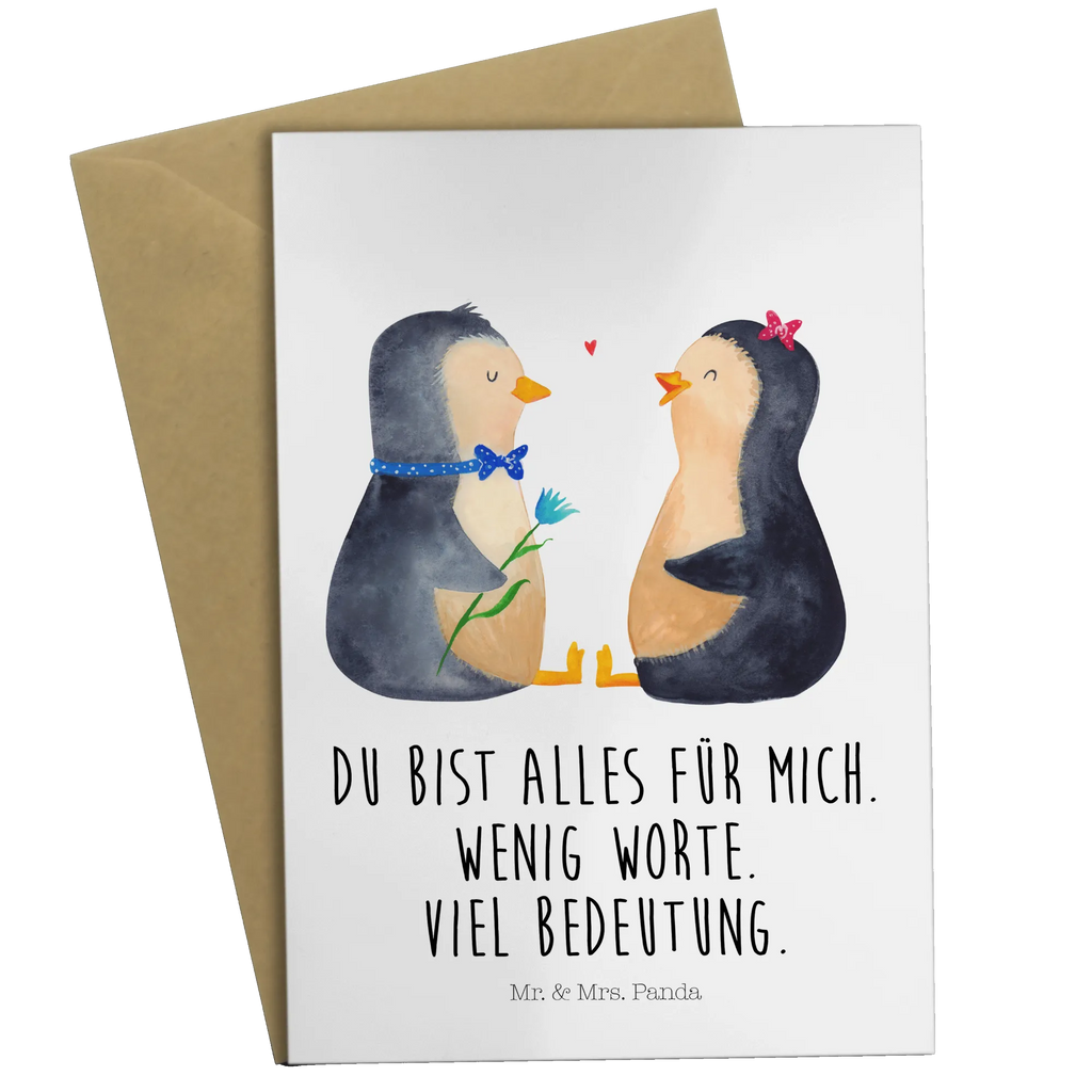 Grußkarte Pinguin Pärchen Grußkarte, Klappkarte, Einladungskarte, Glückwunschkarte, Hochzeitskarte, Geburtstagskarte, Karte, Ansichtskarten, Pinguin, Pinguine, Liebe, Liebespaar, Liebesbeweis, Liebesgeschenk, Verlobung, Jahrestag, Hochzeitstag, Hochzeit, Hochzeitsgeschenk, große Liebe, Traumpaar