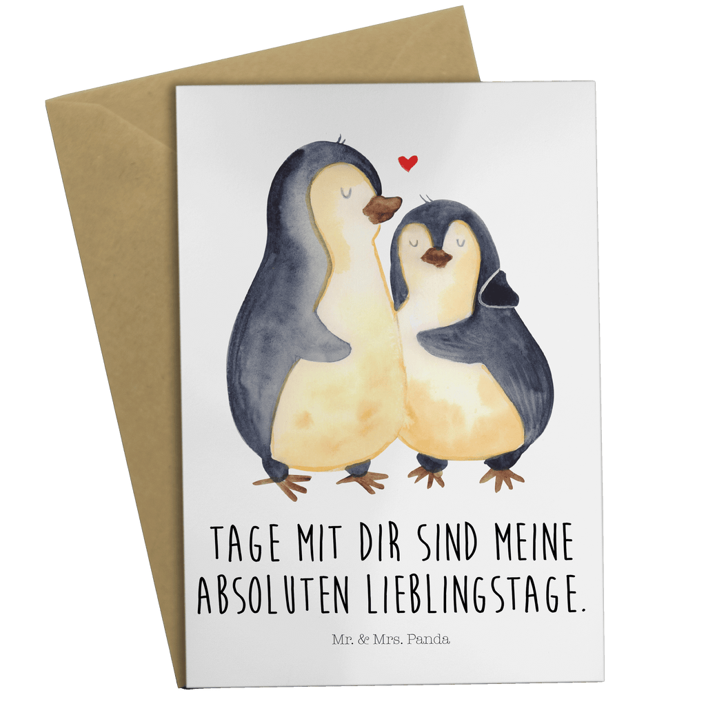 Grußkarte Pinguin umarmen Grußkarte, Klappkarte, Einladungskarte, Glückwunschkarte, Hochzeitskarte, Geburtstagskarte, Karte, Ansichtskarten, Pinguin, Liebe, Liebespaar, Liebesbeweis, Liebesgeschenk, Verlobung, Jahrestag, Hochzeitstag, Hochzeit, Hochzeitsgeschenk