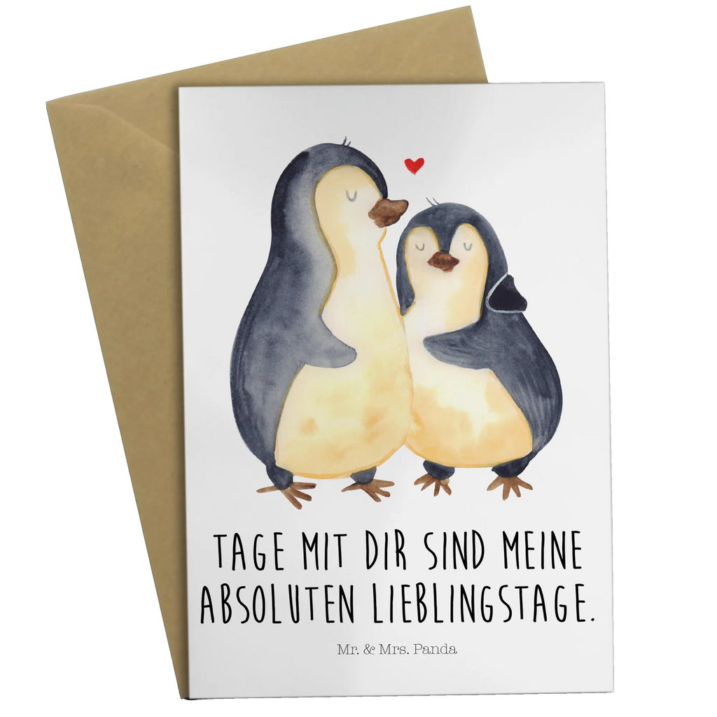 Grußkarte Pinguin umarmen Grußkarte, Klappkarte, Einladungskarte, Glückwunschkarte, Hochzeitskarte, Geburtstagskarte, Karte, Ansichtskarten, Pinguin, Liebe, Liebespaar, Liebesbeweis, Liebesgeschenk, Verlobung, Jahrestag, Hochzeitstag, Hochzeit, Hochzeitsgeschenk