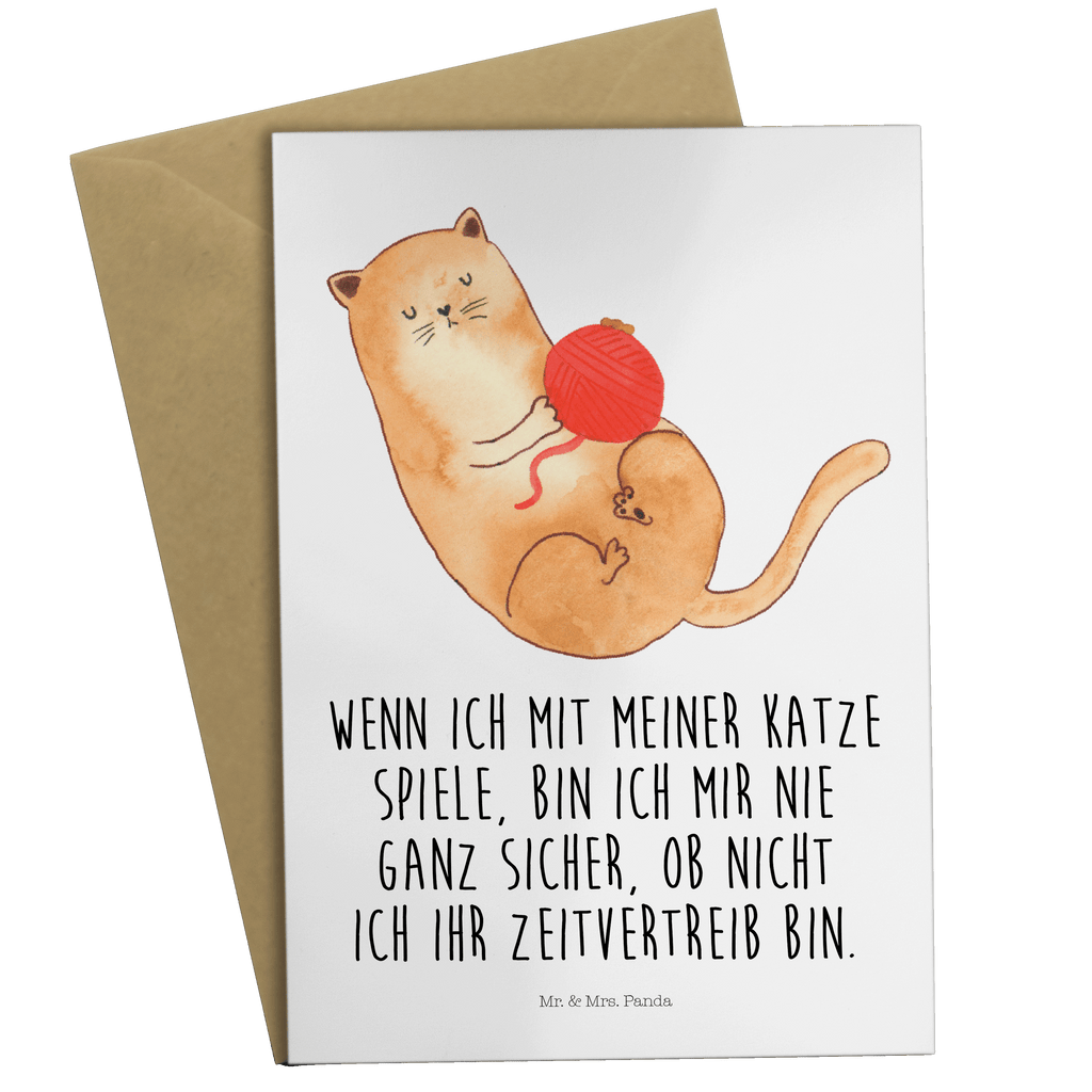 Grußkarte Katze Wolle Grußkarte, Klappkarte, Einladungskarte, Glückwunschkarte, Hochzeitskarte, Geburtstagskarte, Karte, Ansichtskarten, Katze, Katzenmotiv, Katzenfan, Katzendeko, Katzenfreund, Katzenliebhaber, Katzenprodukte, Katzenartikel, Katzenaccessoires, Katzensouvenirs, Katzenliebhaberprodukte, Katzenmotive, Katzen, Kater, Mietze, Cat, Cats, Katzenhalter, Katzenbesitzerin, Haustier, Wollknäuel, Wolle, Spielen, Spiel, verspielt