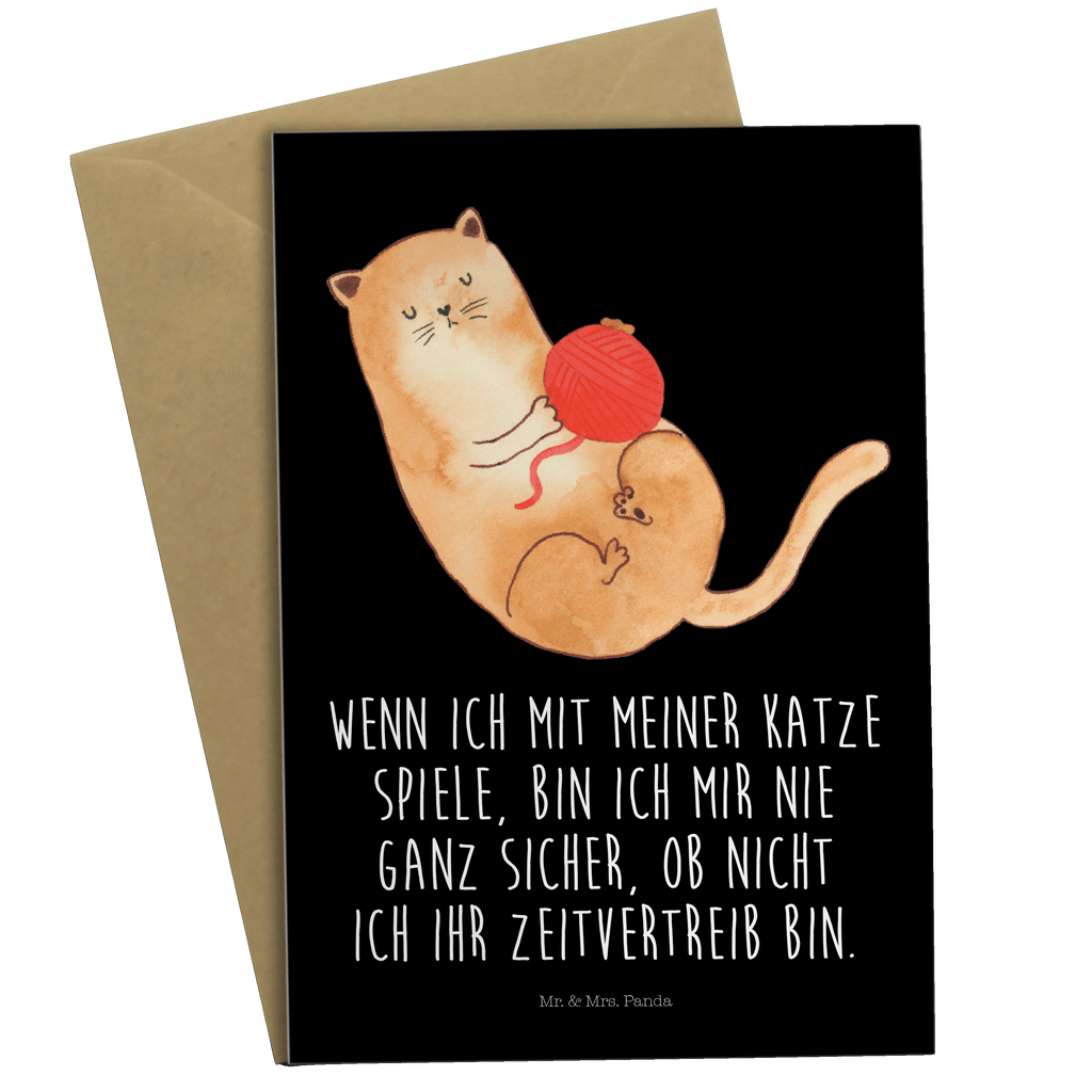 Grußkarte Katze Wolle Grußkarte, Klappkarte, Einladungskarte, Glückwunschkarte, Hochzeitskarte, Geburtstagskarte, Karte, Ansichtskarten, Katze, Katzenmotiv, Katzenfan, Katzendeko, Katzenfreund, Katzenliebhaber, Katzenprodukte, Katzenartikel, Katzenaccessoires, Katzensouvenirs, Katzenliebhaberprodukte, Katzenmotive, Katzen, Kater, Mietze, Cat, Cats, Katzenhalter, Katzenbesitzerin, Haustier, Wollknäuel, Wolle, Spielen, Spiel, verspielt