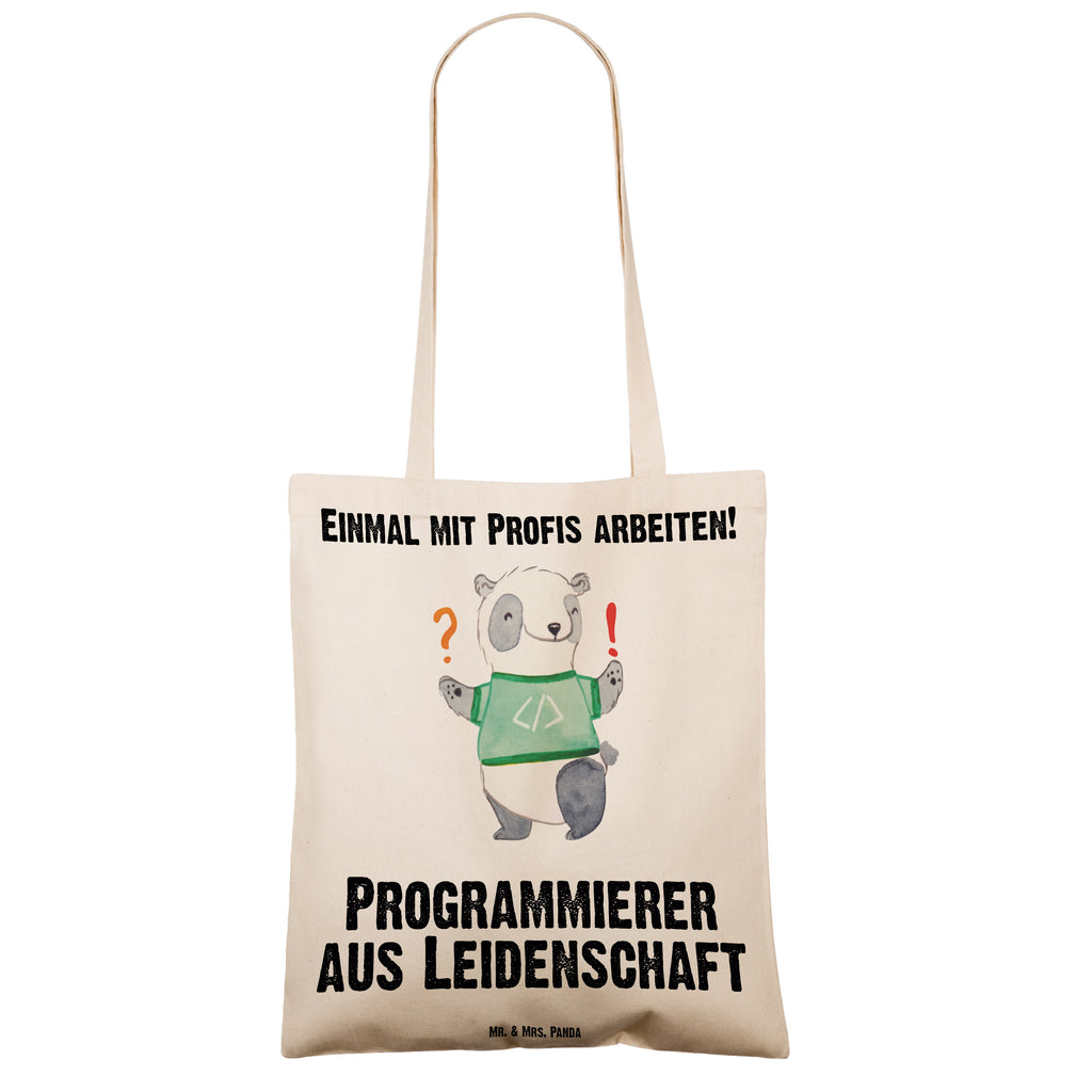 Tragetasche Programmierer aus Leidenschaft Beuteltasche, Beutel, Einkaufstasche, Jutebeutel, Stoffbeutel, Tasche, Shopper, Umhängetasche, Strandtasche, Schultertasche, Stofftasche, Tragetasche, Badetasche, Jutetasche, Einkaufstüte, Laptoptasche, Beruf, Ausbildung, Jubiläum, Abschied, Rente, Kollege, Kollegin, Geschenk, Schenken, Arbeitskollege, Mitarbeiter, Firma, Danke, Dankeschön, Programmierer, Softwareingenieur, Softwarentwickler, Computerfreak, Datenverarbeiter, Computerfachmann, IT-Spezialist, Nerd