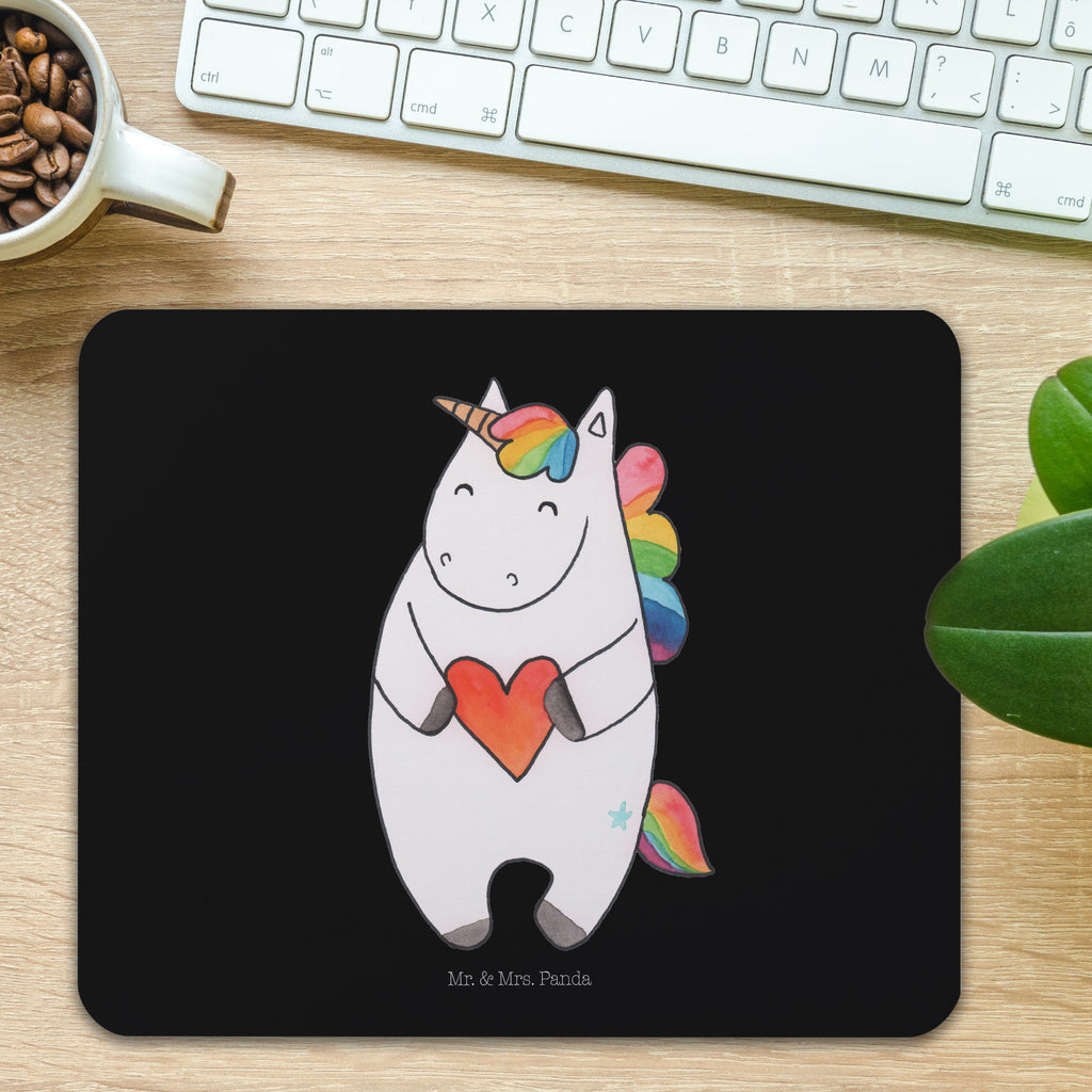 Mauspad Einhorn Herz Mousepad, Computer zubehör, Büroausstattung, PC Zubehör, Arbeitszimmer, Mauspad, Einzigartiges Mauspad, Designer Mauspad, Mausunterlage, Mauspad Büro, Einhorn, Einhörner, Einhorn Deko, Pegasus, Unicorn, Herz, schlimm, böse, witzig, lustig, Freundin, anders, bunt