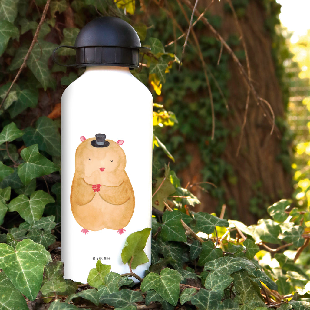 Kindertrinkflasche Hamster mit Hut Kindertrinkflasche, Kinder Trinkflasche, Trinkflasche, Flasche, Kinderflasche, Kinder, Kids, Kindergarten Flasche, Grundschule, Jungs, Mädchen, Tiermotive, Gute Laune, lustige Sprüche, Tiere, Hamster, Hut, Magier, Zylinder, Zwerghamster, Zauberer