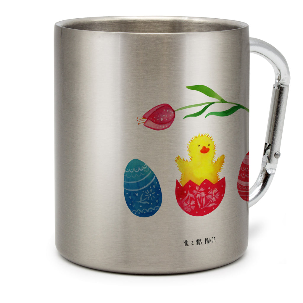 Edelstahlbecher Küken geschlüpft Edelstahltasse, Karabiner, Edelstahlbecher, Outdoor, Camping, Tasse, Becher, Ostern, Osterhase, Ostergeschenke, Osternest, Osterdeko, Geschenke zu Ostern, Ostern Geschenk, Ostergeschenke Kinder, Ostern Kinder, Küken, Osterei, Ostereier, Ei, Frühlingsgefühle, Freude, Grüße, liebe Grüße, Frohe Ostern, Ostergrüße