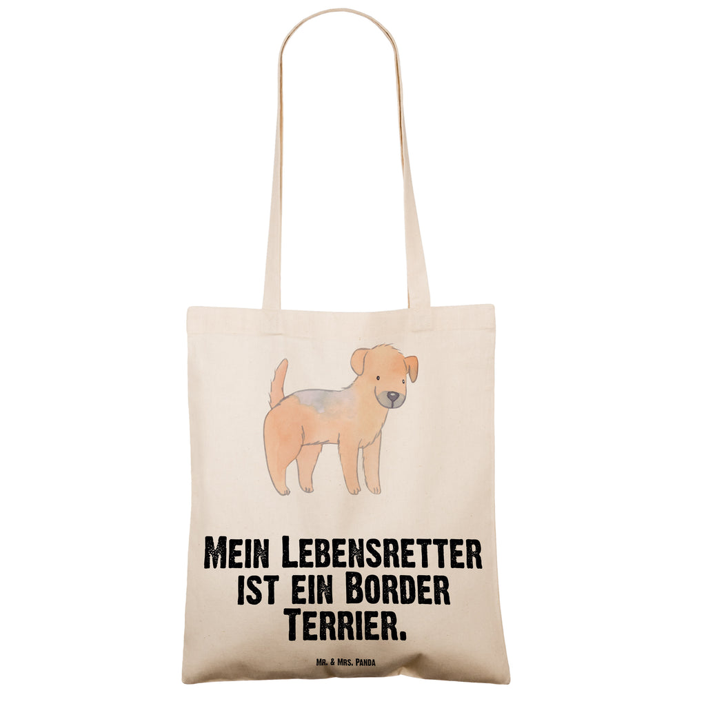 Tragetasche Border Terrier Lebensretter Beuteltasche, Beutel, Einkaufstasche, Jutebeutel, Stoffbeutel, Tasche, Shopper, Umhängetasche, Strandtasche, Schultertasche, Stofftasche, Tragetasche, Badetasche, Jutetasche, Einkaufstüte, Laptoptasche, Hund, Hunderasse, Rassehund, Hundebesitzer, Geschenk, Tierfreund, Schenken, Welpe, Border Terrier