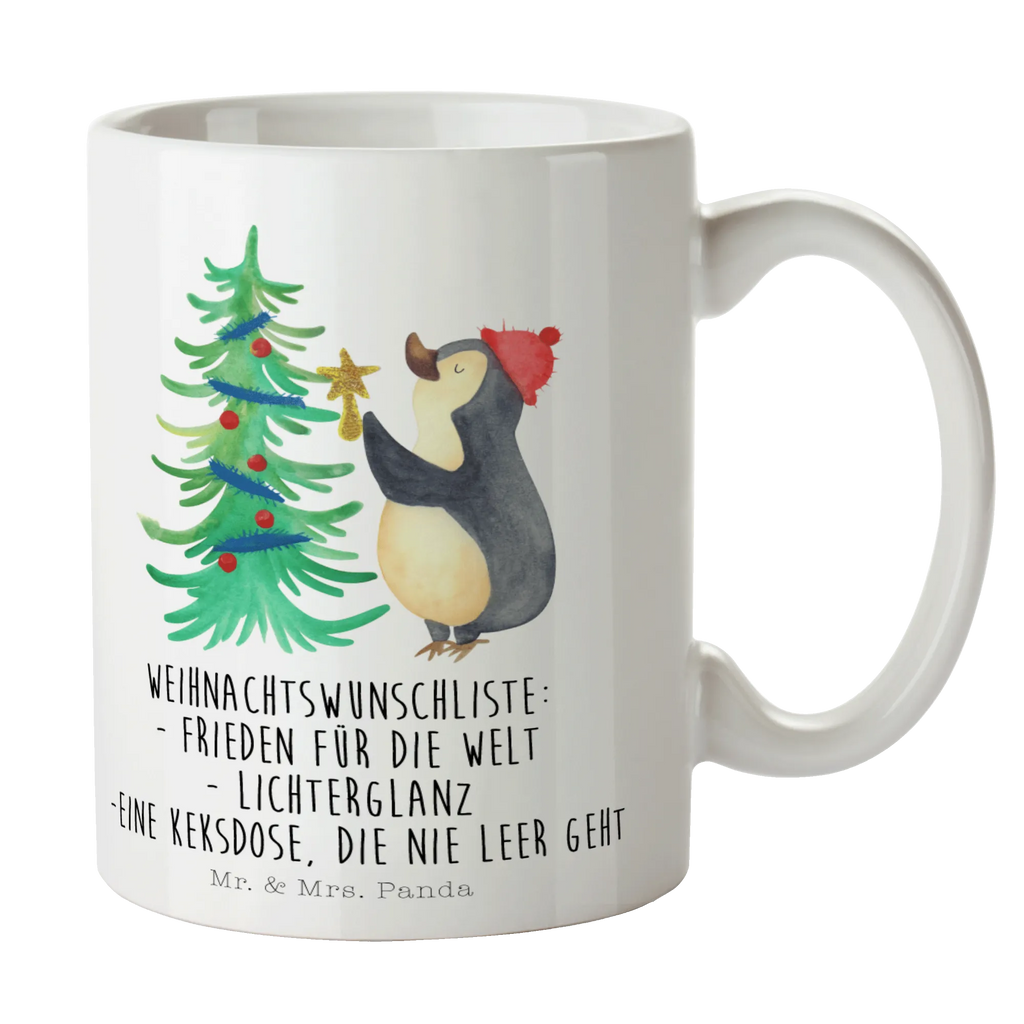 Tasse Pinguin Weihnachtsbaum Tasse, Kaffeetasse, Teetasse, Becher, Kaffeebecher, Teebecher, Keramiktasse, Porzellantasse, Büro Tasse, Geschenk Tasse, Tasse Sprüche, Tasse Motive, Kaffeetassen, Tasse bedrucken, Designer Tasse, Cappuccino Tassen, Schöne Teetassen, Winter, Weihnachten, Weihnachtsdeko, Nikolaus, Advent, Heiligabend, Wintermotiv, Pinguin