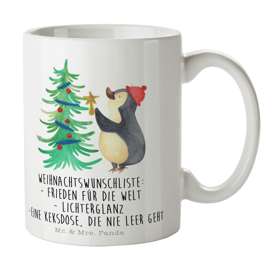 Tasse Pinguin Weihnachtsbaum Tasse, Kaffeetasse, Teetasse, Becher, Kaffeebecher, Teebecher, Keramiktasse, Porzellantasse, Büro Tasse, Geschenk Tasse, Tasse Sprüche, Tasse Motive, Kaffeetassen, Tasse bedrucken, Designer Tasse, Cappuccino Tassen, Schöne Teetassen, Winter, Weihnachten, Weihnachtsdeko, Nikolaus, Advent, Heiligabend, Wintermotiv, Pinguin