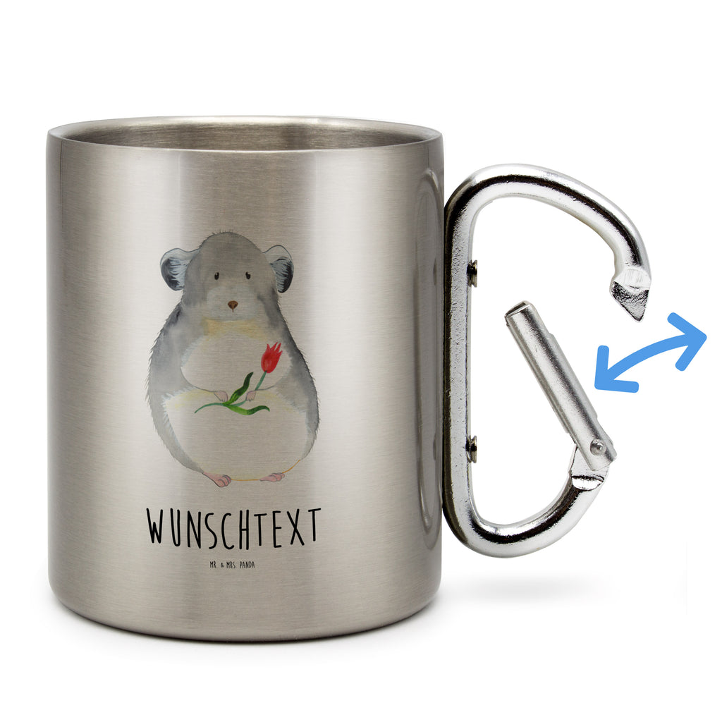 Personalisierter Edelstahlbecher Chinchilla mit Blume Personalisierte Edelstahltasse, Personalisierter Edelstahlbecher, Personalisierter Outdoor Becher, Personalisierte Outdoor Tasse, Tiermotive, Gute Laune, lustige Sprüche, Tiere, Chinchilla, Chinchillas, Liebeskummer, Kummer, Depressionen, traurig sein, Chaos, Glücklichsein, Büro, Büroalltag