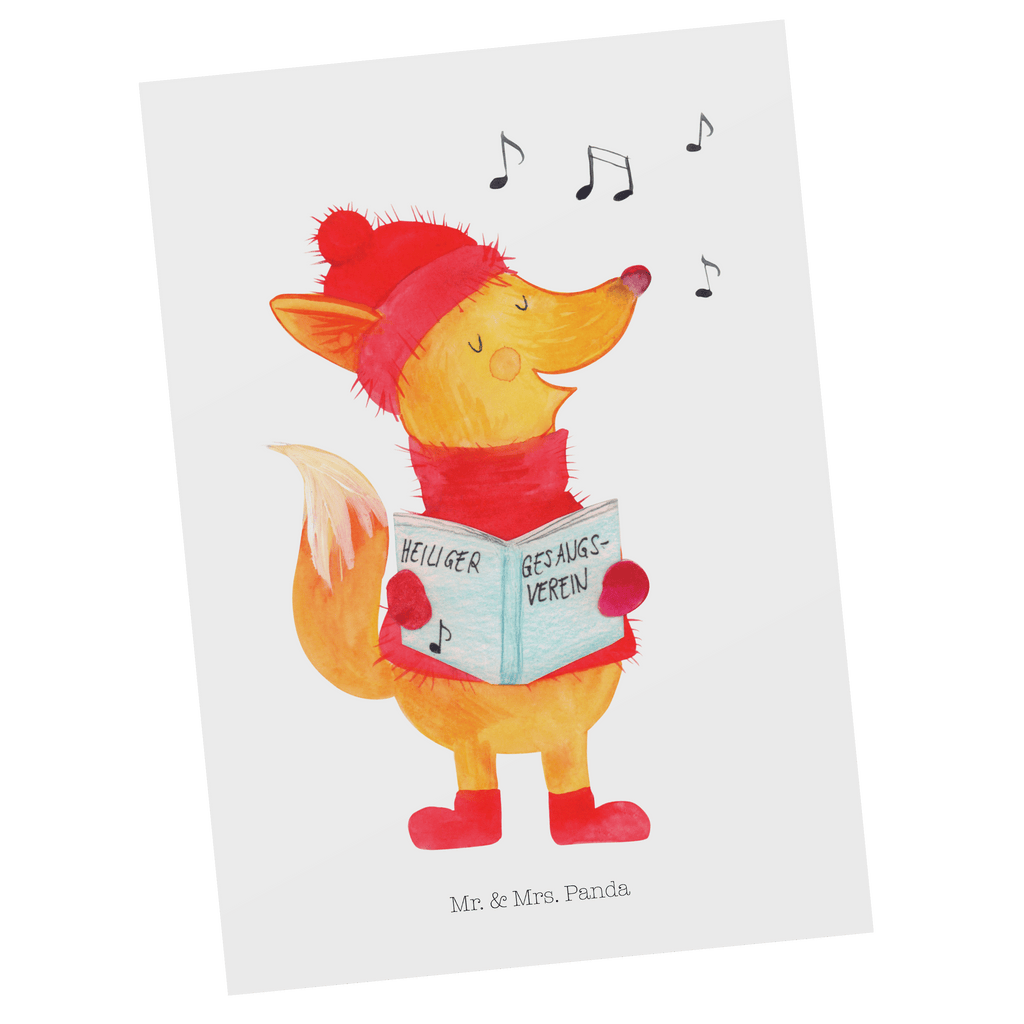 Postkarte Fuchs Sänger Postkarte, Karte, Geschenkkarte, Grußkarte, Einladung, Ansichtskarte, Geburtstagskarte, Einladungskarte, Dankeskarte, Ansichtskarten, Einladung Geburtstag, Einladungskarten Geburtstag, Winter, Weihnachten, Weihnachtsdeko, Nikolaus, Advent, Heiligabend, Wintermotiv, Fuchs, Füchse, Sänger, Geschenk Sänger, Singen, Weihnachtslieder