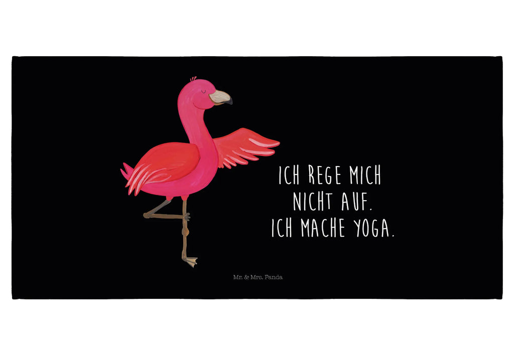 Handtuch Flamingo Yoga Handtuch, Badehandtuch, Badezimmer, Handtücher, groß, Kinder, Baby, Flamingo, Vogel, Yoga, Namaste, Achtsamkeit, Yoga-Übung, Entspannung, Ärger, Aufregen, Tiefenentspannung