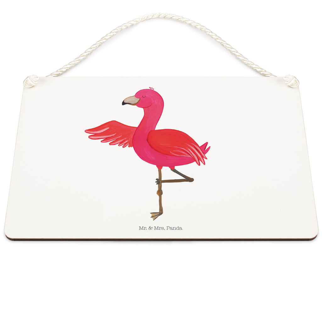 Deko Schild Flamingo Yoga Dekoschild, Deko Schild, Schild, Tür Schild, Türschild, Holzschild, Wandschild, Wanddeko, Flamingo, Vogel, Yoga, Namaste, Achtsamkeit, Yoga-Übung, Entspannung, Ärger, Aufregen, Tiefenentspannung