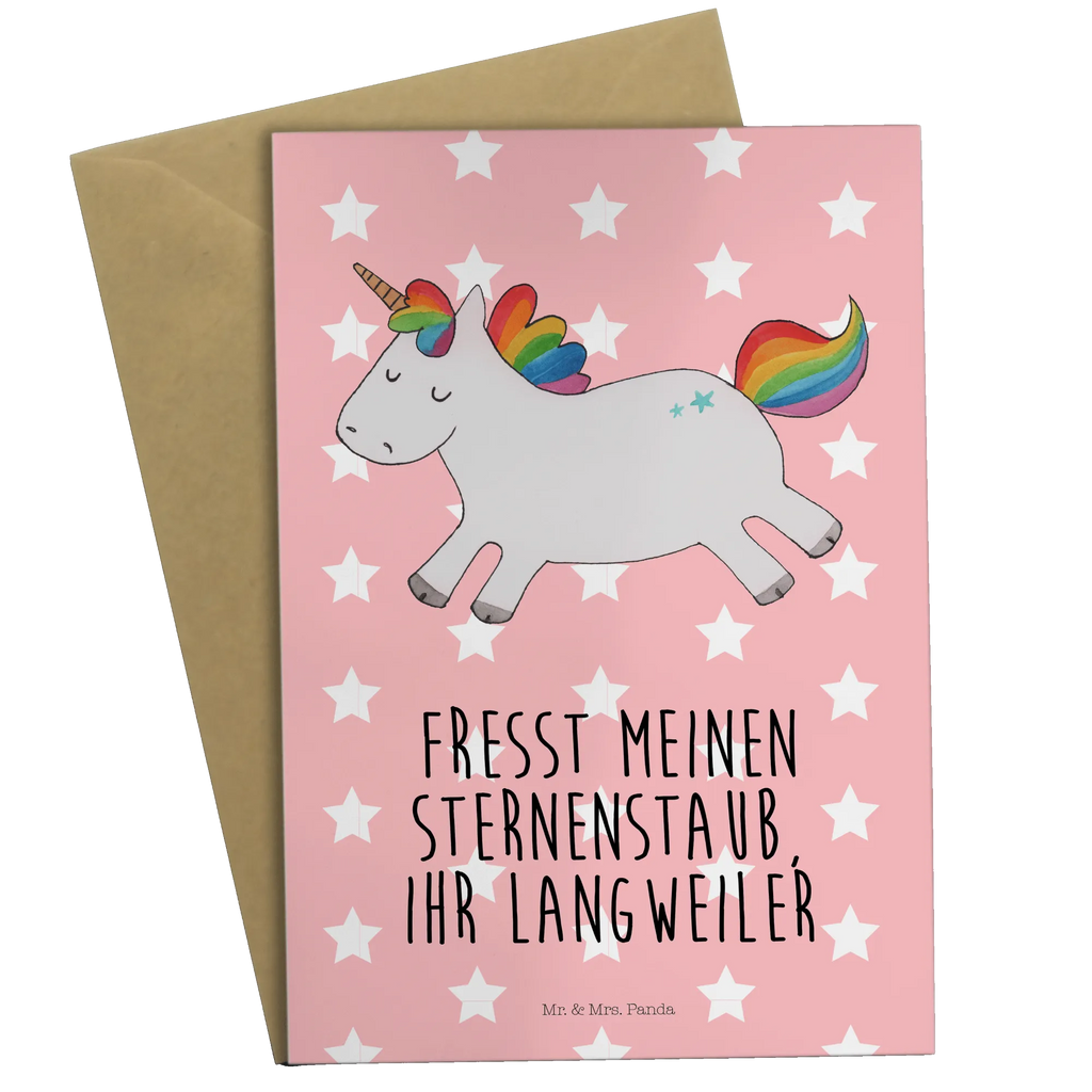 Grußkarte Einhorn Happy Grußkarte, Klappkarte, Einladungskarte, Glückwunschkarte, Hochzeitskarte, Geburtstagskarte, Karte, Ansichtskarten, Einhorn, Einhörner, Einhorn Deko, Unicorn, glücklich, fröhlich, Spaß, Freude, Lebensfreude, witzig, spannend, Lächeln, Lachen