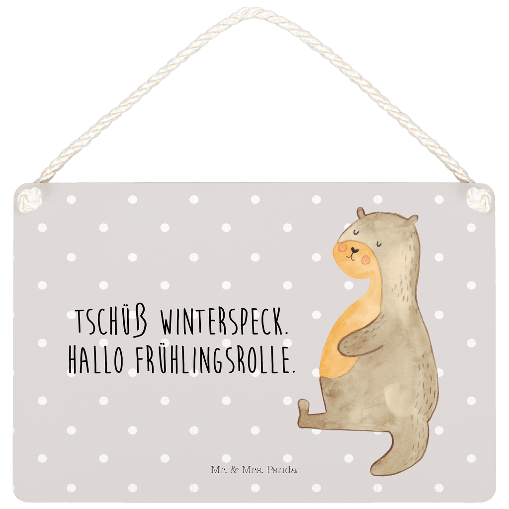 Deko Schild Otter Bauch Dekoschild, Deko Schild, Schild, Tür Schild, Türschild, Holzschild, Wandschild, Wanddeko, Otter, Fischotter, Seeotter, Otter Seeotter See Otter