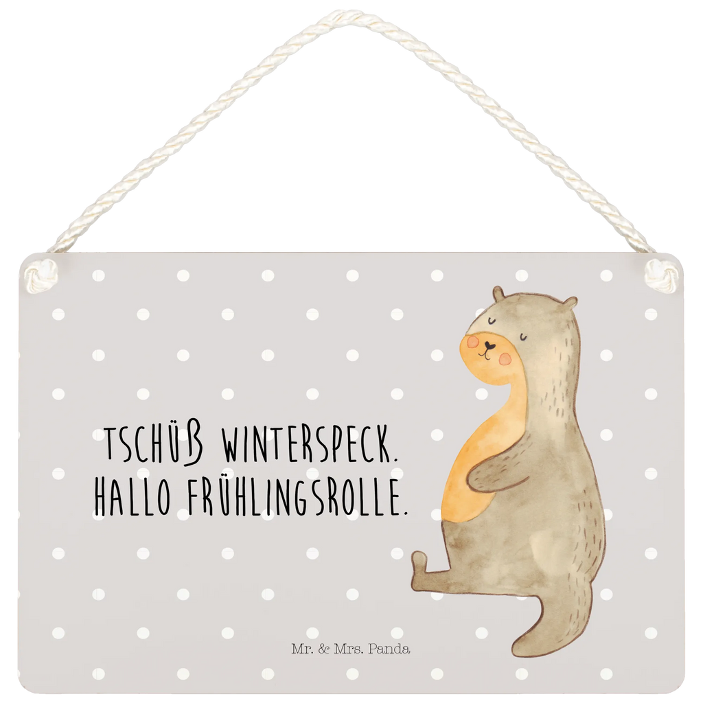 Deko Schild Otter Bauch Dekoschild, Deko Schild, Schild, Tür Schild, Türschild, Holzschild, Wandschild, Wanddeko, Otter, Fischotter, Seeotter, Otter Seeotter See Otter