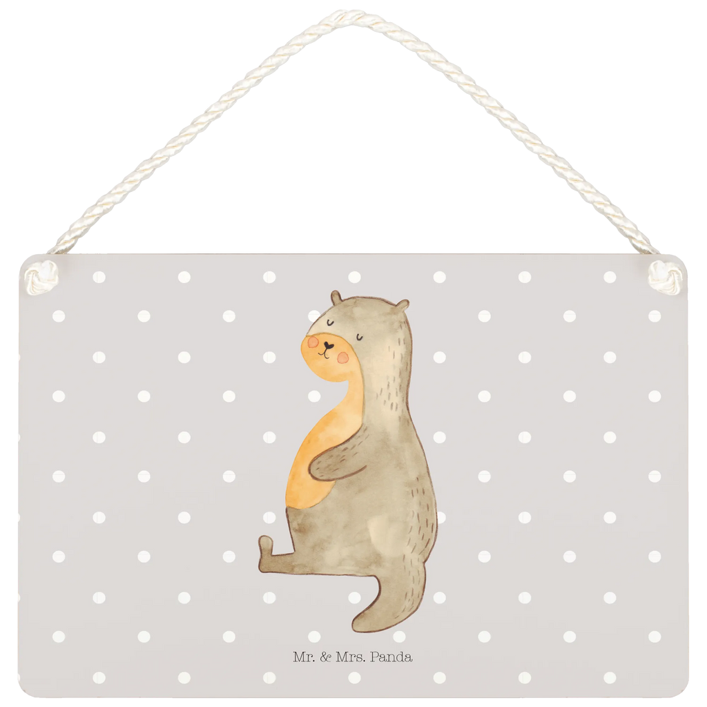 Deko Schild Otter Bauch Dekoschild, Deko Schild, Schild, Tür Schild, Türschild, Holzschild, Wandschild, Wanddeko, Otter, Fischotter, Seeotter, Otter Seeotter See Otter