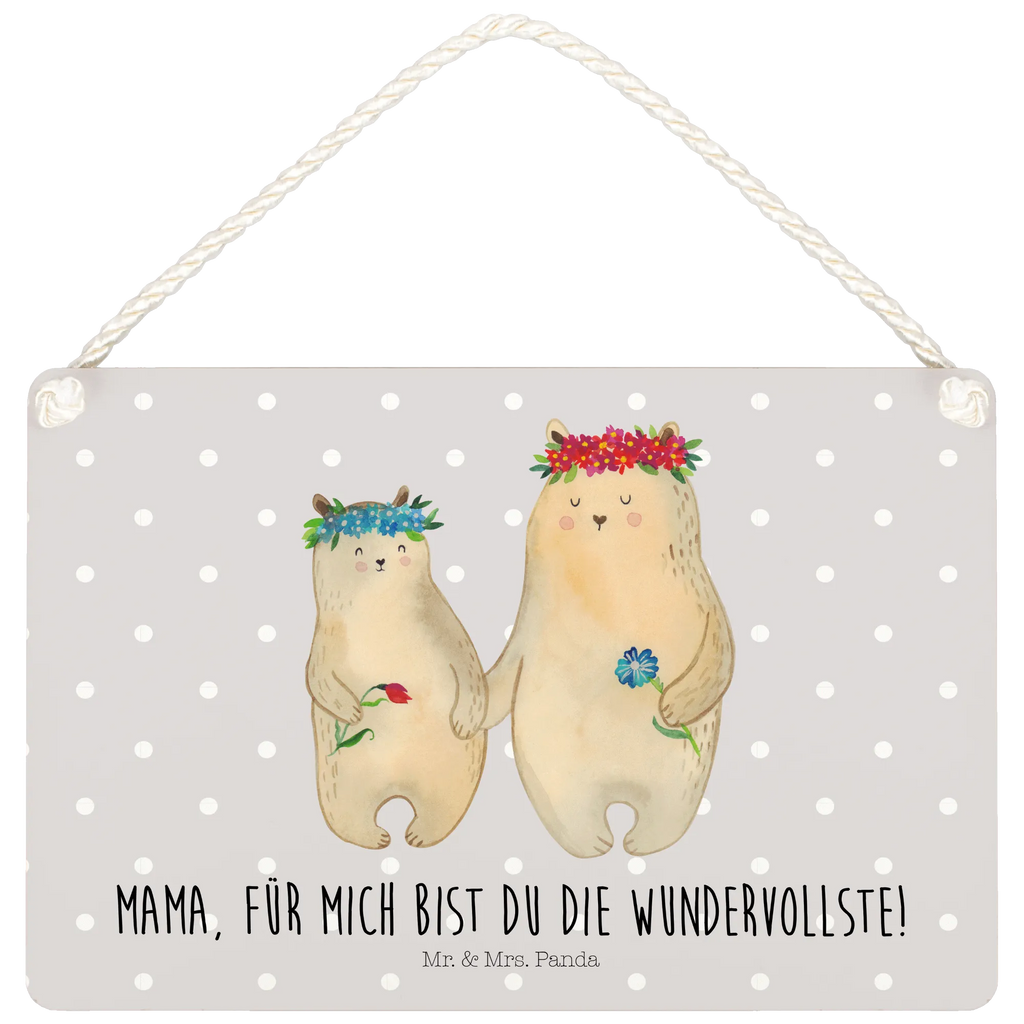 Deko Schild Bären mit Blumenkranz Dekoschild, Deko Schild, Schild, Tür Schild, Türschild, Holzschild, Wandschild, Wanddeko, Familie, Vatertag, Muttertag, Bruder, Schwester, Mama, Papa, Oma, Opa, Bär, Bären, Mutter, Mutti, Mami, Lieblingsmensch, Lieblingsmama, beste Mutter, weltbeste Mama, Geschenk Mama. Muttertag, Tochter, Kind, Kinder, Töchter, Family, Vorbild