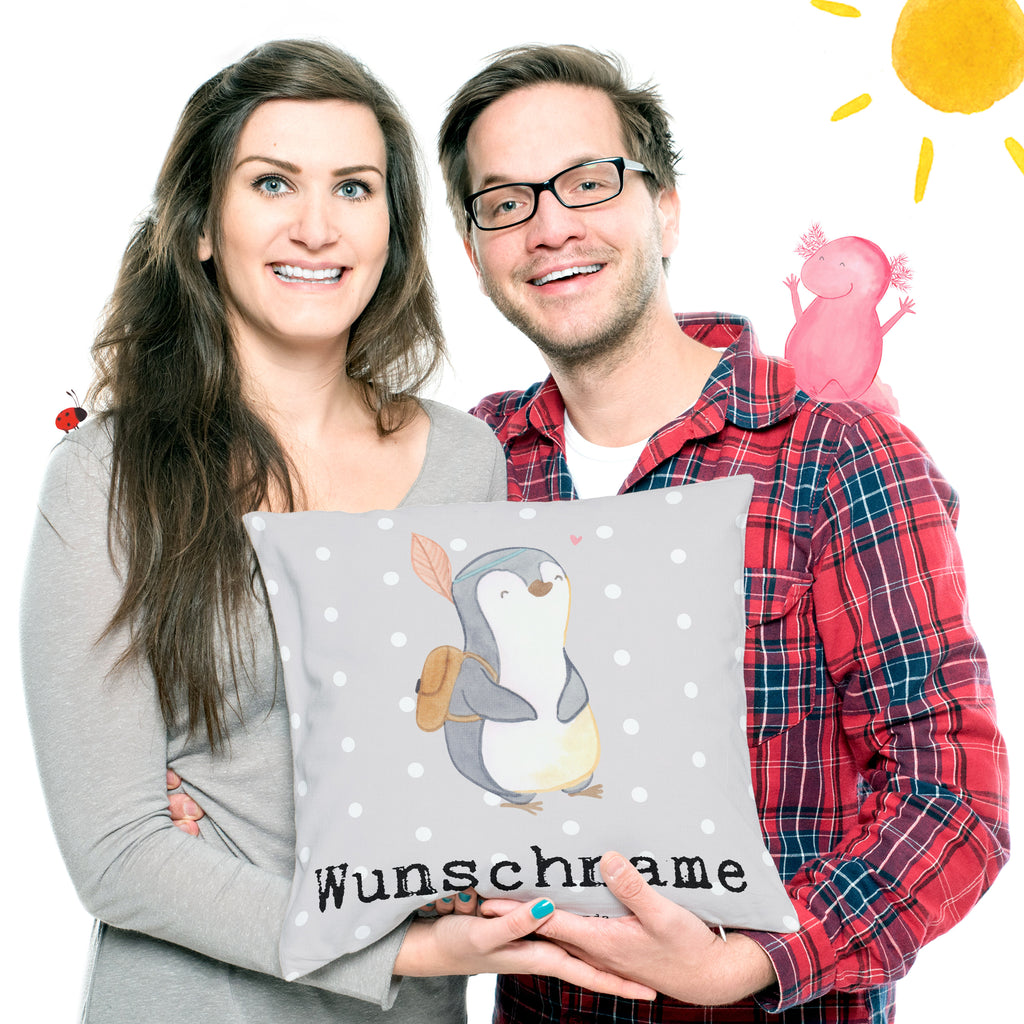 Personalisiertes Kissen Pinguin Bestes Stiefkind der Welt Kissen, personalisiert, Name, Wunschname, bedrucken, Kopfkissen, für, Dankeschön, Geschenk, Schenken, Geburtstag, Geburtstagsgeschenk, Geschenkidee, Danke, Bedanken, Mitbringsel, Freude machen, Geschenktipp, Stiefkind, angeheiratet, Kinder, Kind, Kid, Kids, Kiddy, Bestes, Tochter, Sohn, Nachwuchs, Geburt, Liebling, Taufe