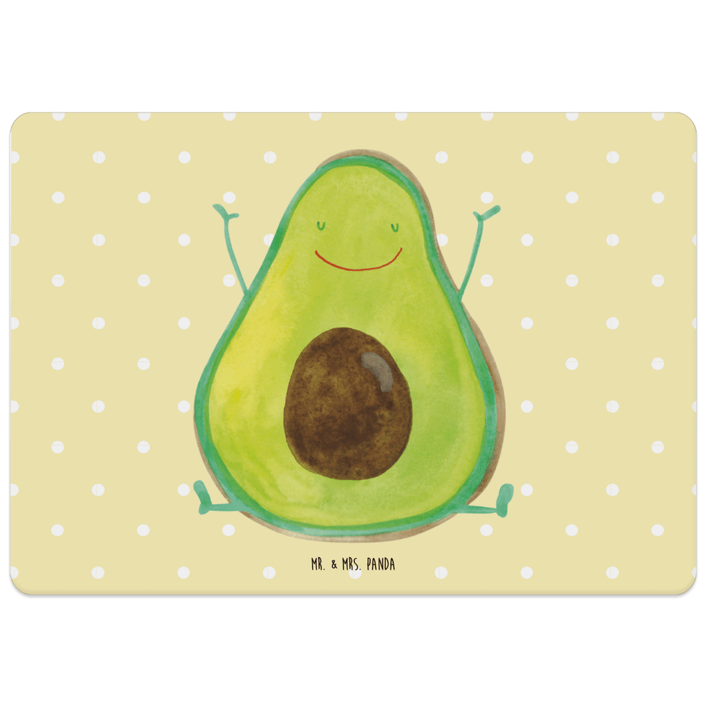 Tischset Avocado Happy Tischset, Tischuntersetzer, Platzset, Tischsets abwaschbar, Tischunterlage, Avocado, Veggie, Vegan, Gesund, Chaos